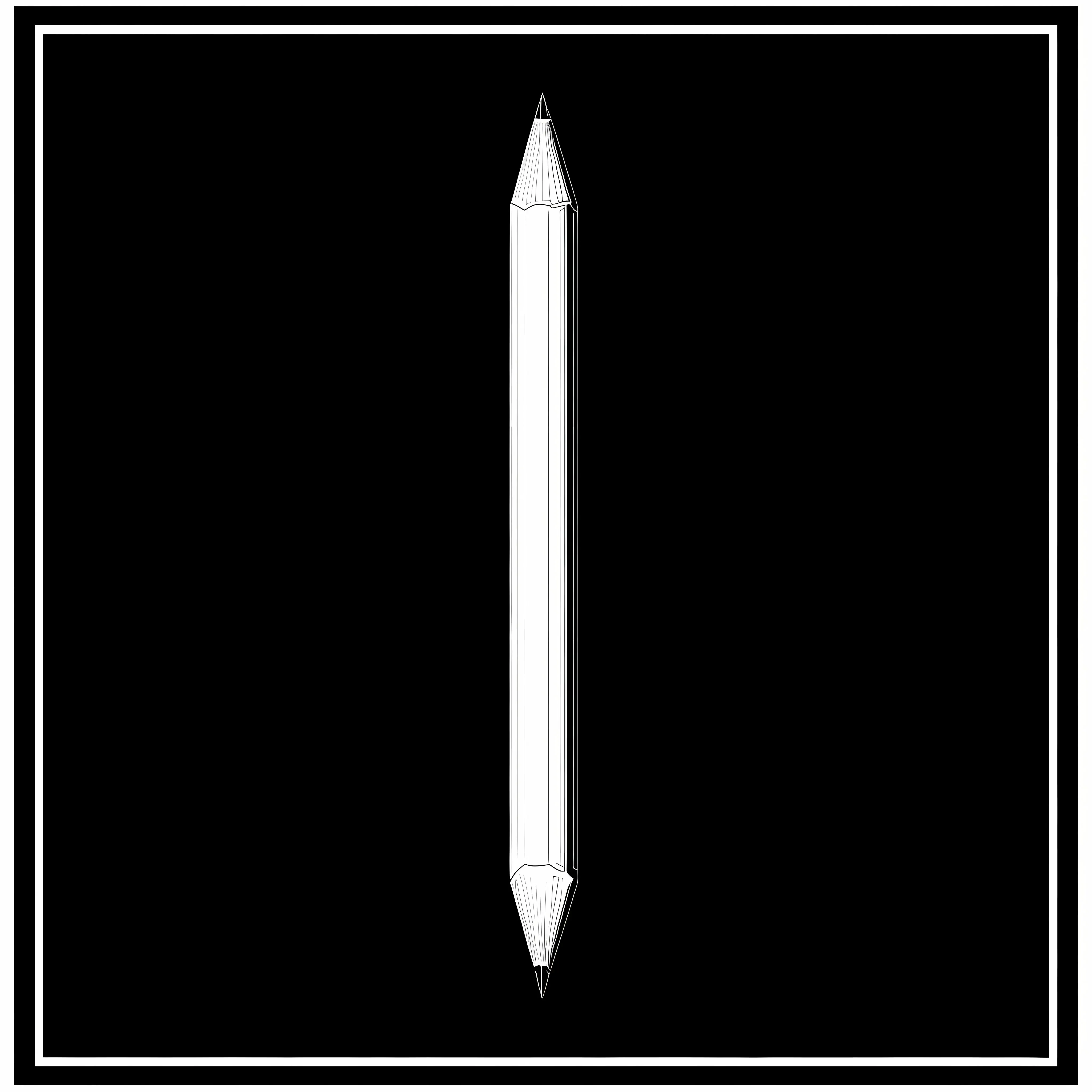 Flat Vector Illustration of a Pencil — free download from Dotvec