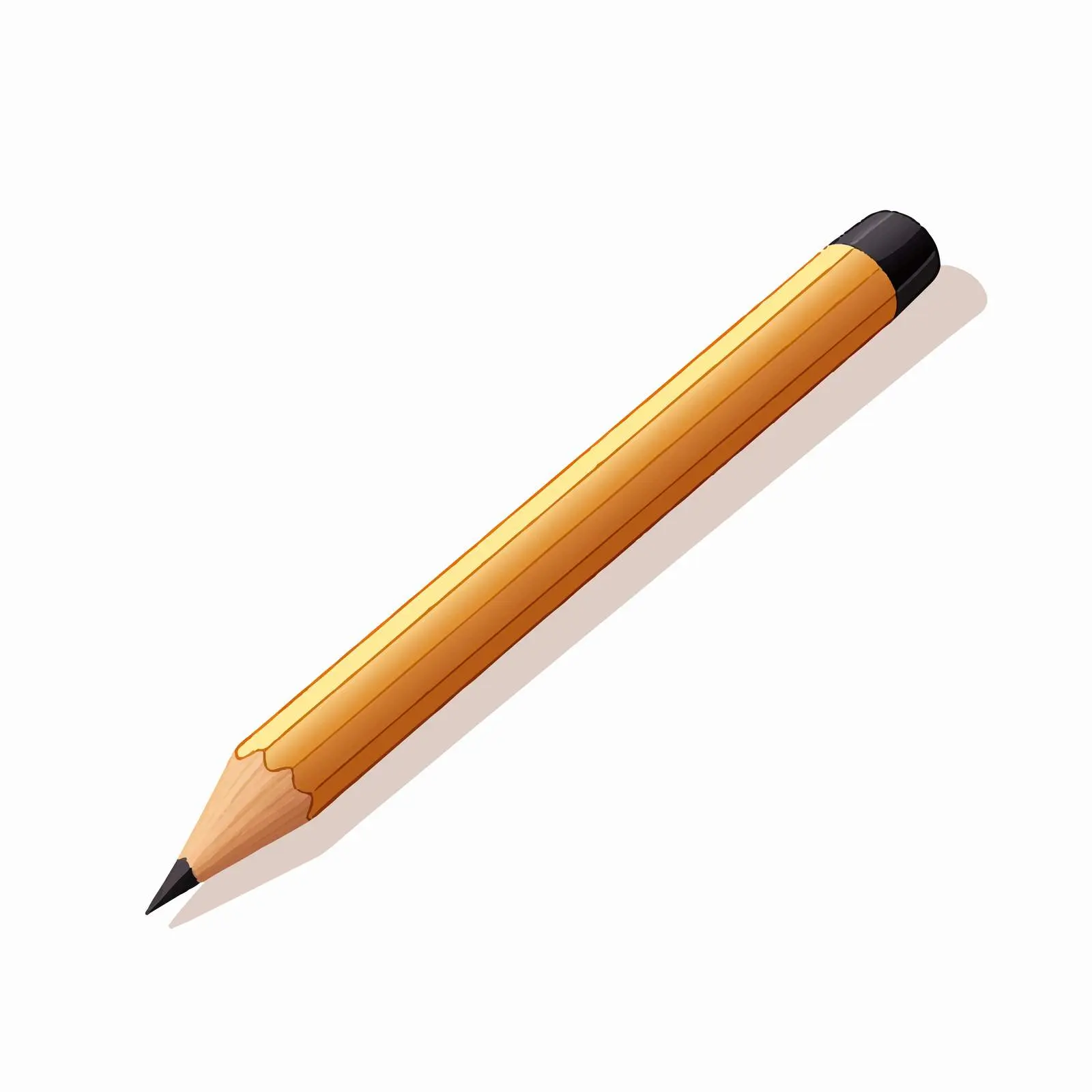 Cartoon Pencil Vector Illustration for Designers — free download from Dotvec
