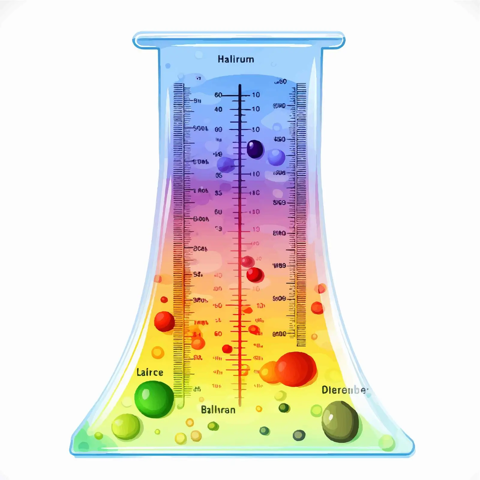 pH Scale Illustration on White Background – free spectrum image from Dotvec