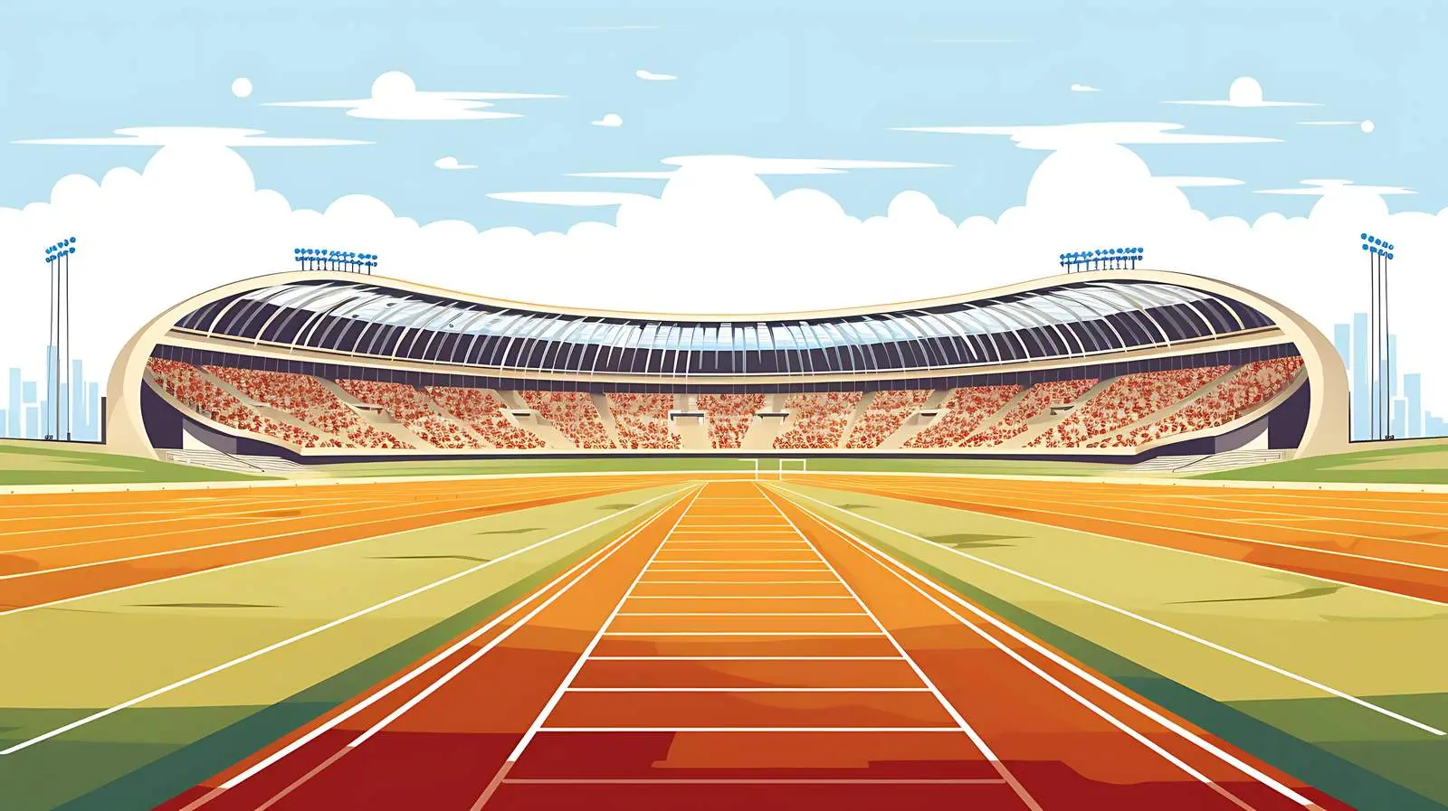 Athletics Stadium Overview — free download from Dotvec