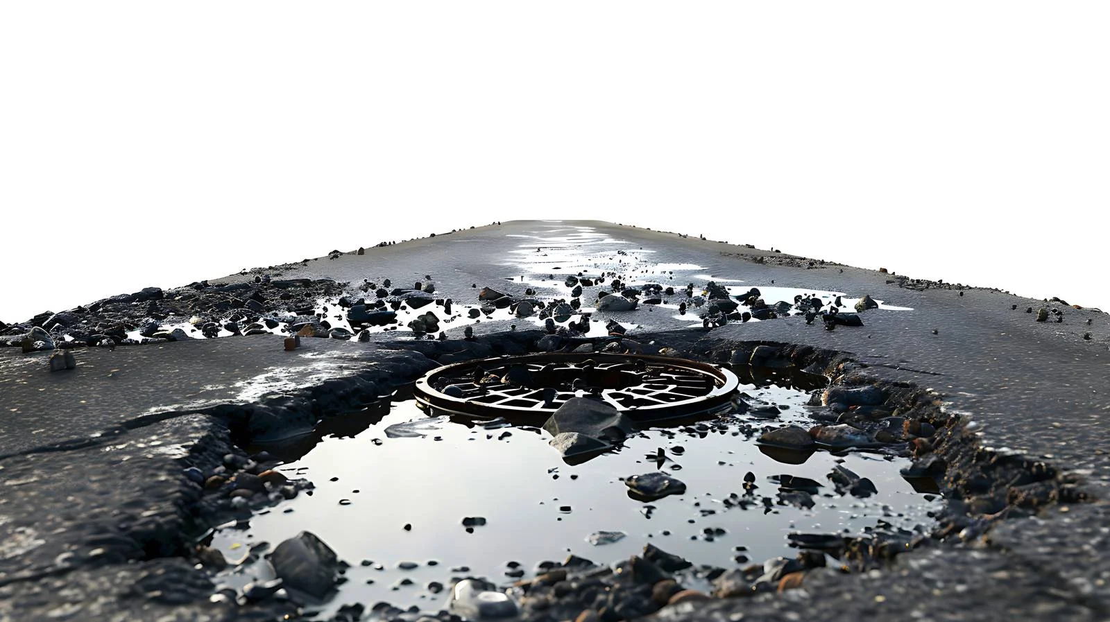 Petroleum mixture on asphalt pavement — free download from Dotvec