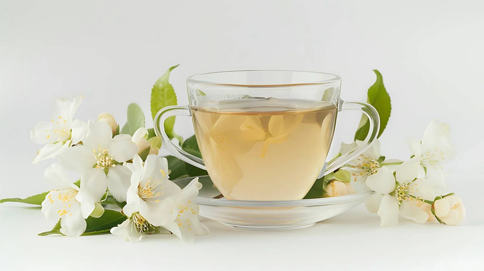 Elegant Cup of Fragrant Jasmine Tea — free download from Dotvec