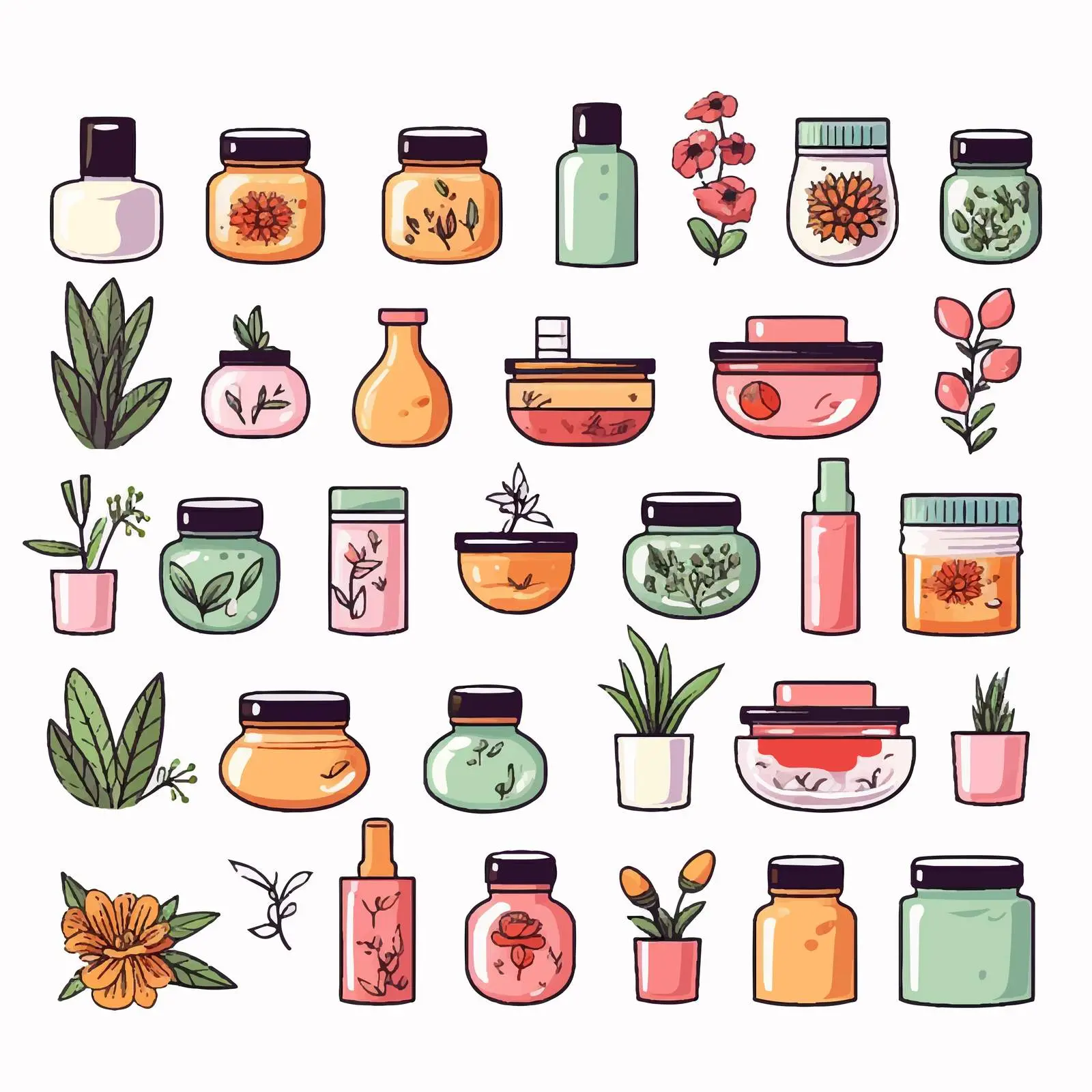 Cosmetic Products for Skin and Hair Care — free download from Dotvec