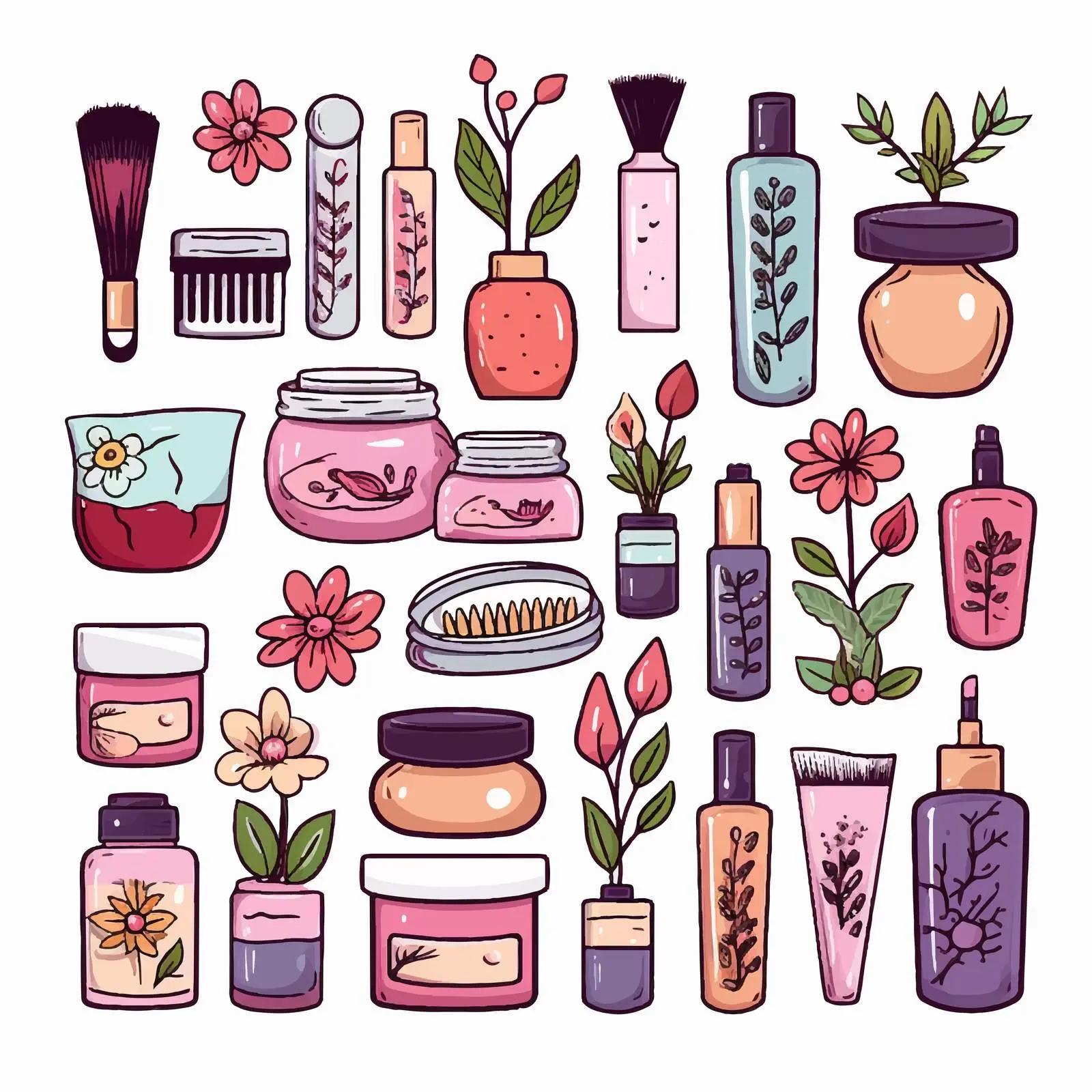 Cosmetic Products for Skin and Hair Care — free download from Dotvec