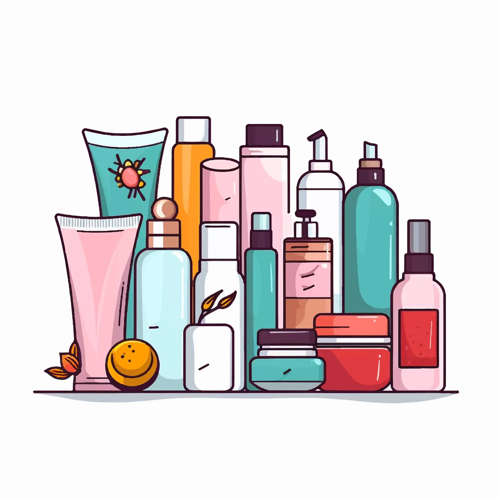 Cosmetic Products for Skin and Hair Care — free download from Dotvec