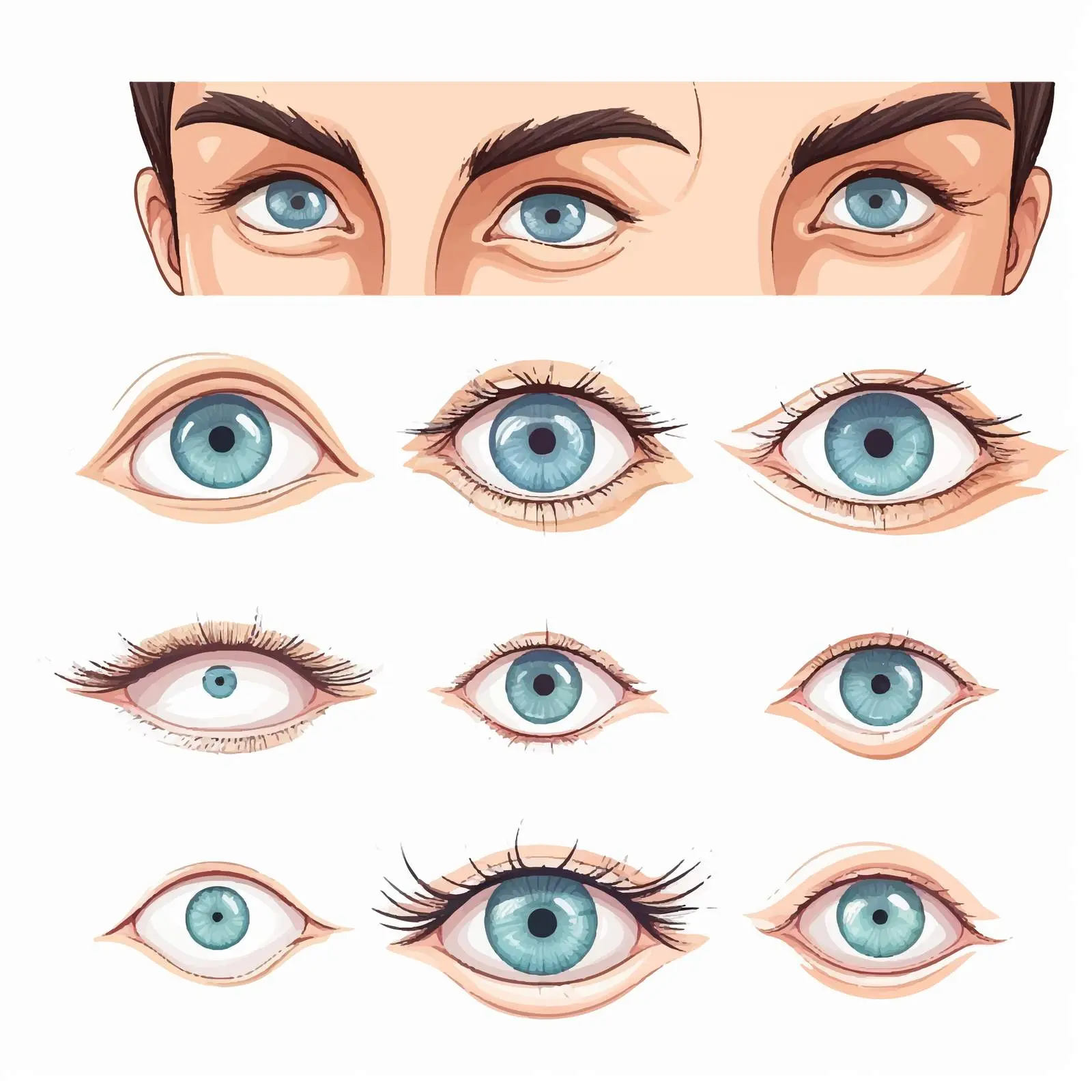 Eye Relaxation Exercises for Better Vision – free optical image from Dotvec