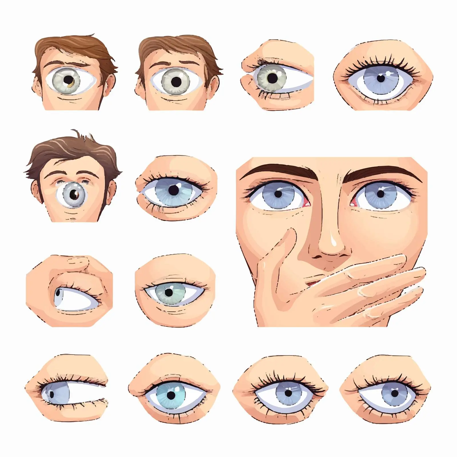 Eye Exercises for Better Vision and Relaxation – free strength image from Dotvec