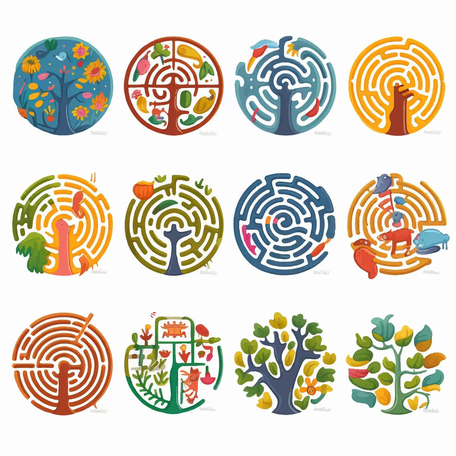 Fun Mazes Puzzle Game for Children — free download from Dotvec