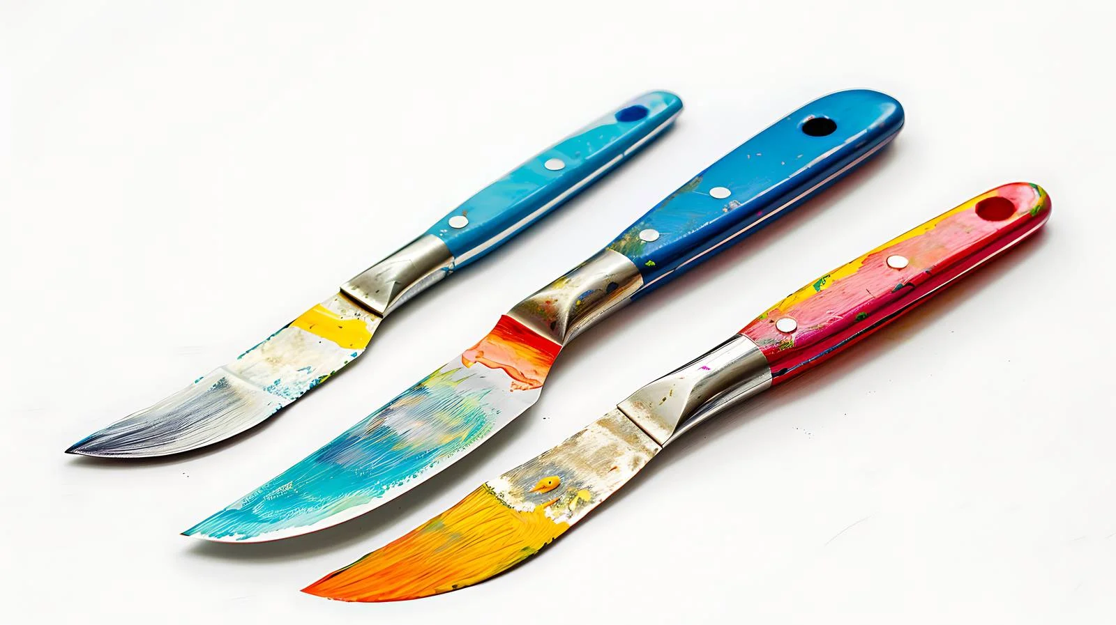 Professional Set of Painting Palette Knives — free download from Dotvec