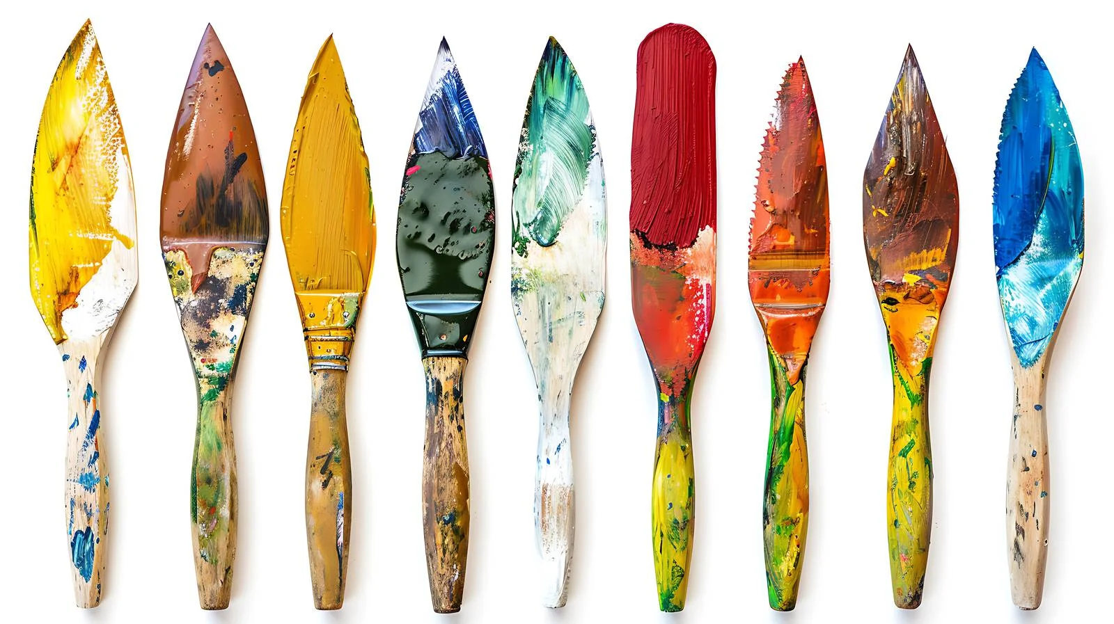 Professional Palette Knives Set for Painting — free download from Dotvec
