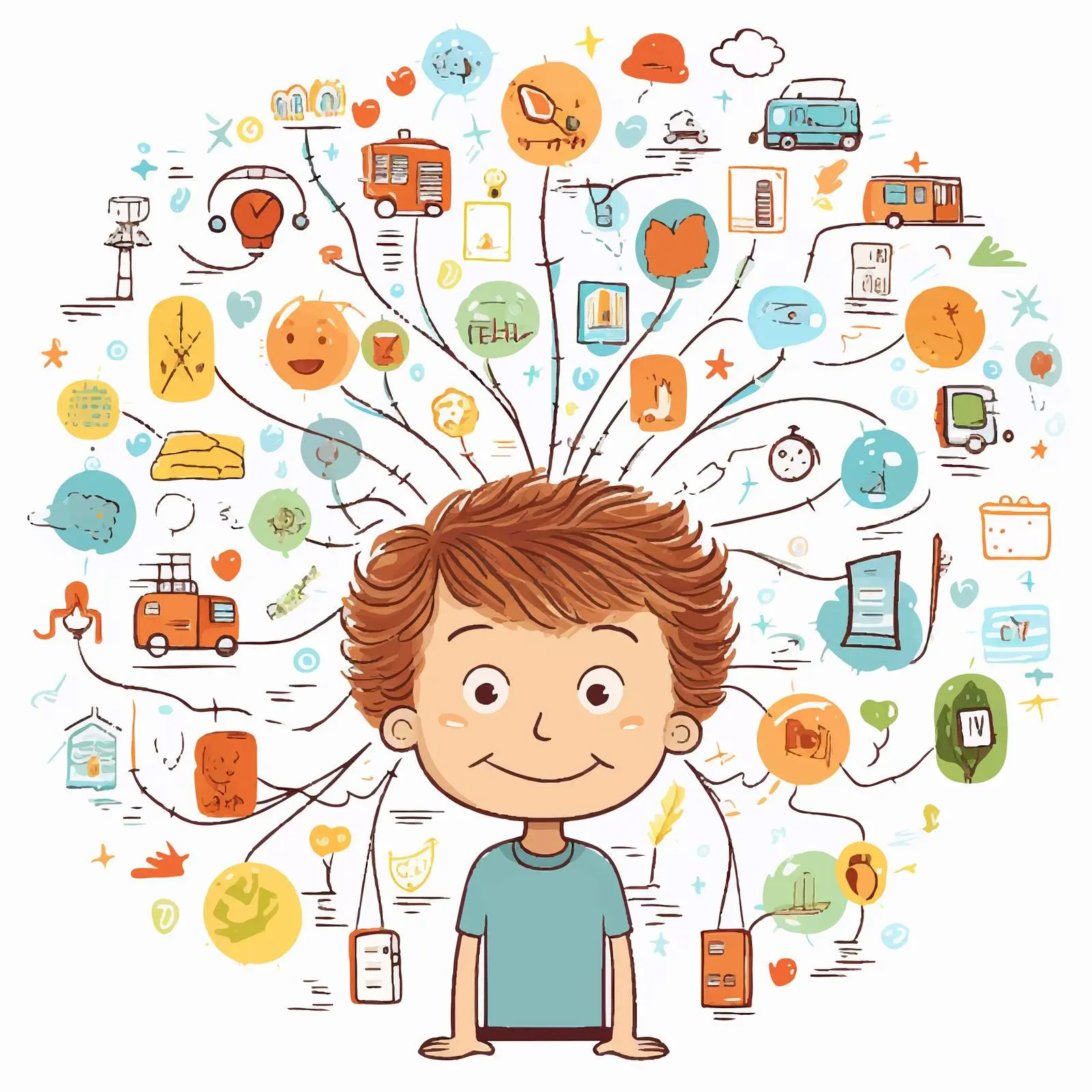 Child-Friendly Mind Map Concept Vector — free download from Dotvec