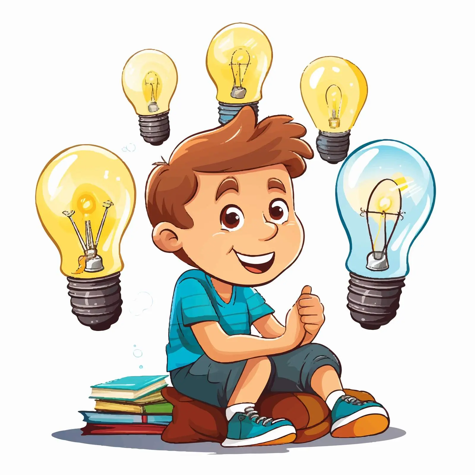 Visual Ideas for Kids - Stock Vector — free download from Dotvec