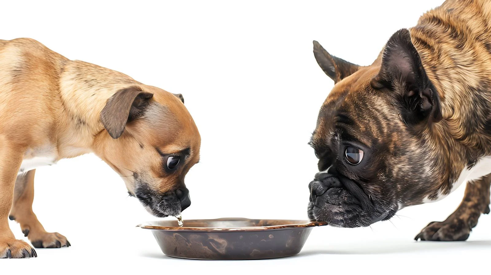 Tiny dog trying to drink water — free download from Dotvec