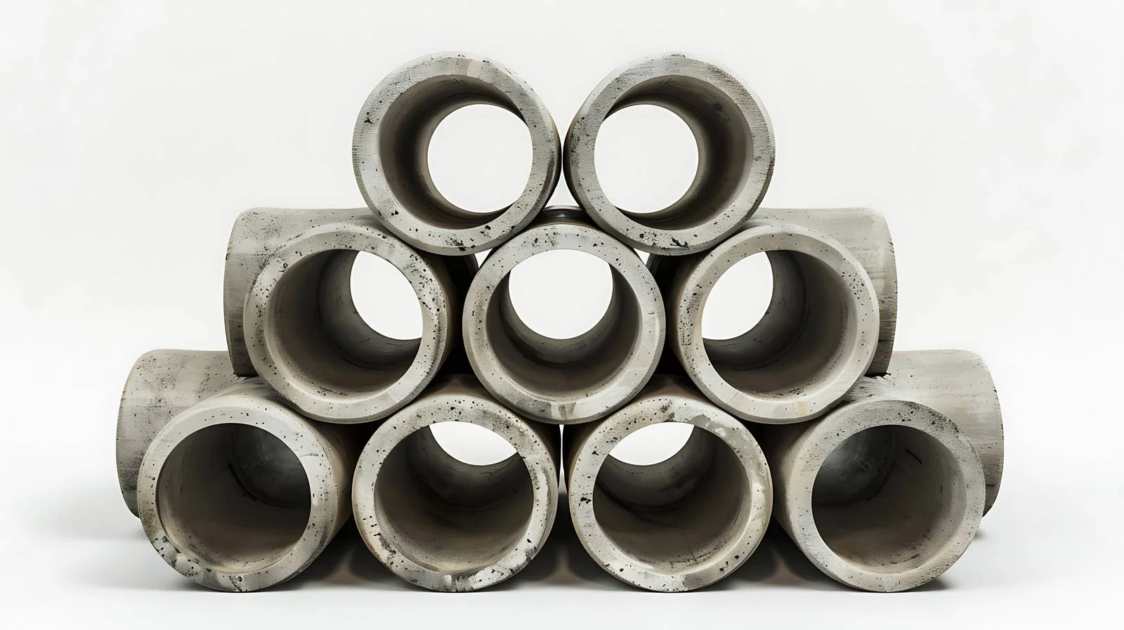 Concrete Ring Pipes Stack Formation — free download from Dotvec