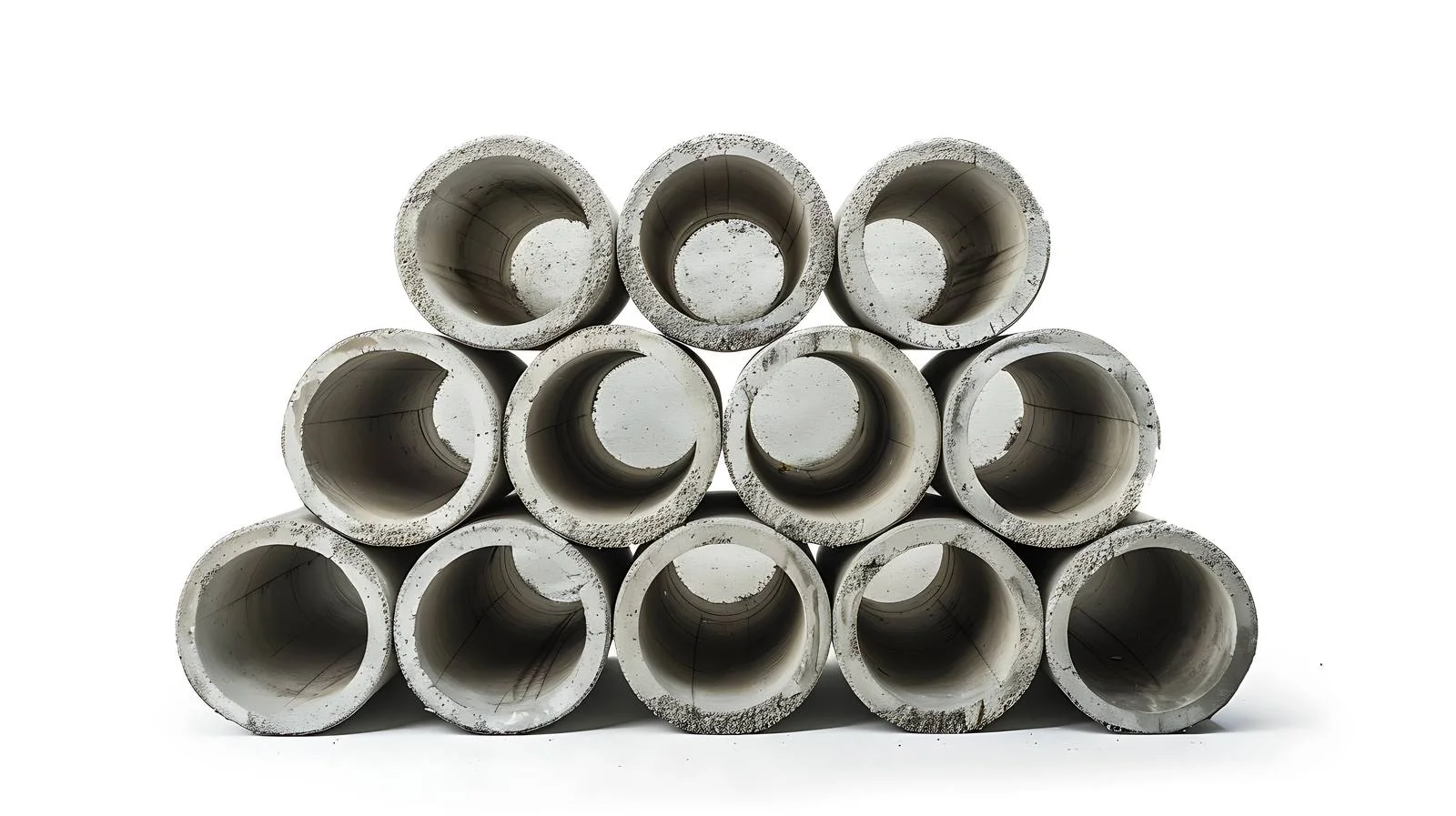 Concrete Ring Pipes Stack Creation — free download from Dotvec