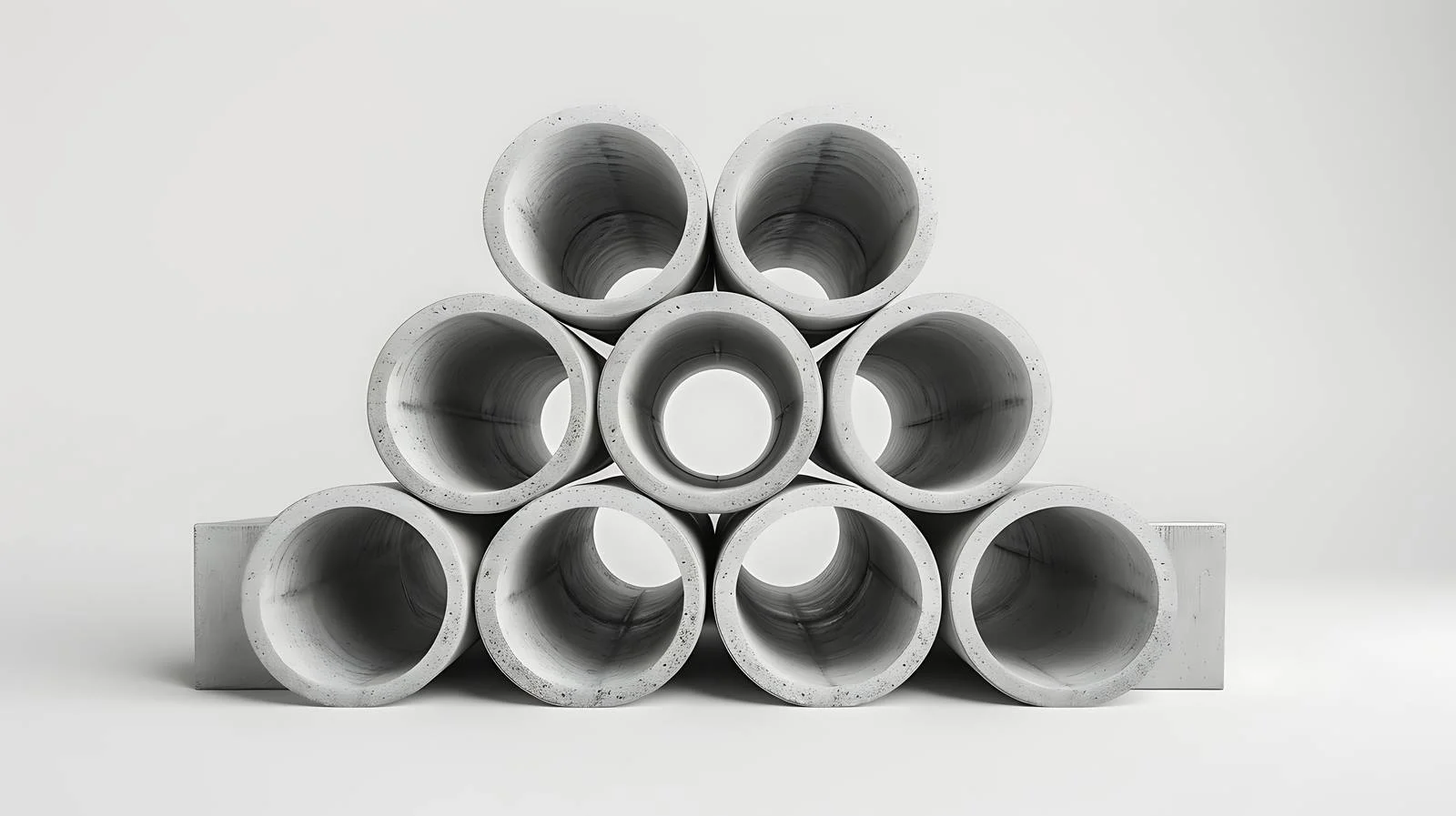 Concrete Ring Pipes Stack Formation — free download from Dotvec