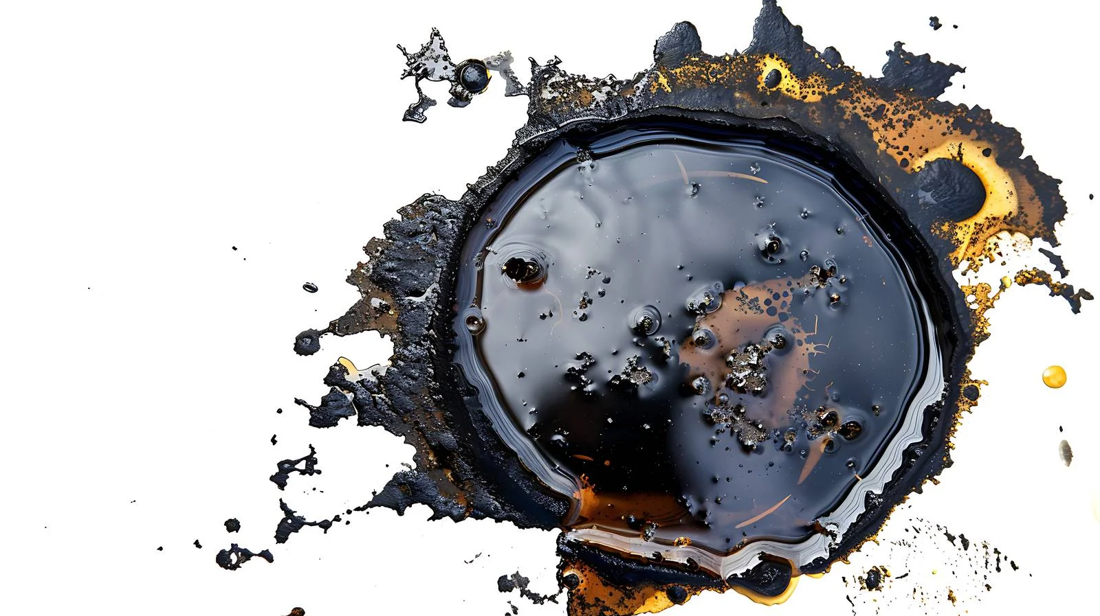 Vehicular oil or gasoline puddle on ground — free download from Dotvec
