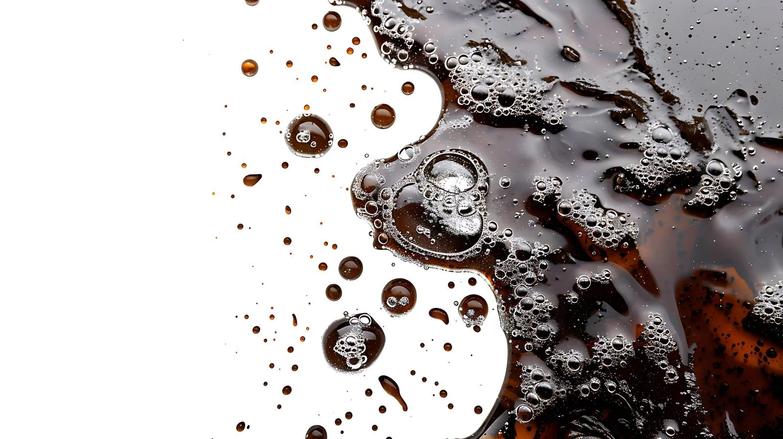 Oil Spill in Puddle on Ground — free download from Dotvec