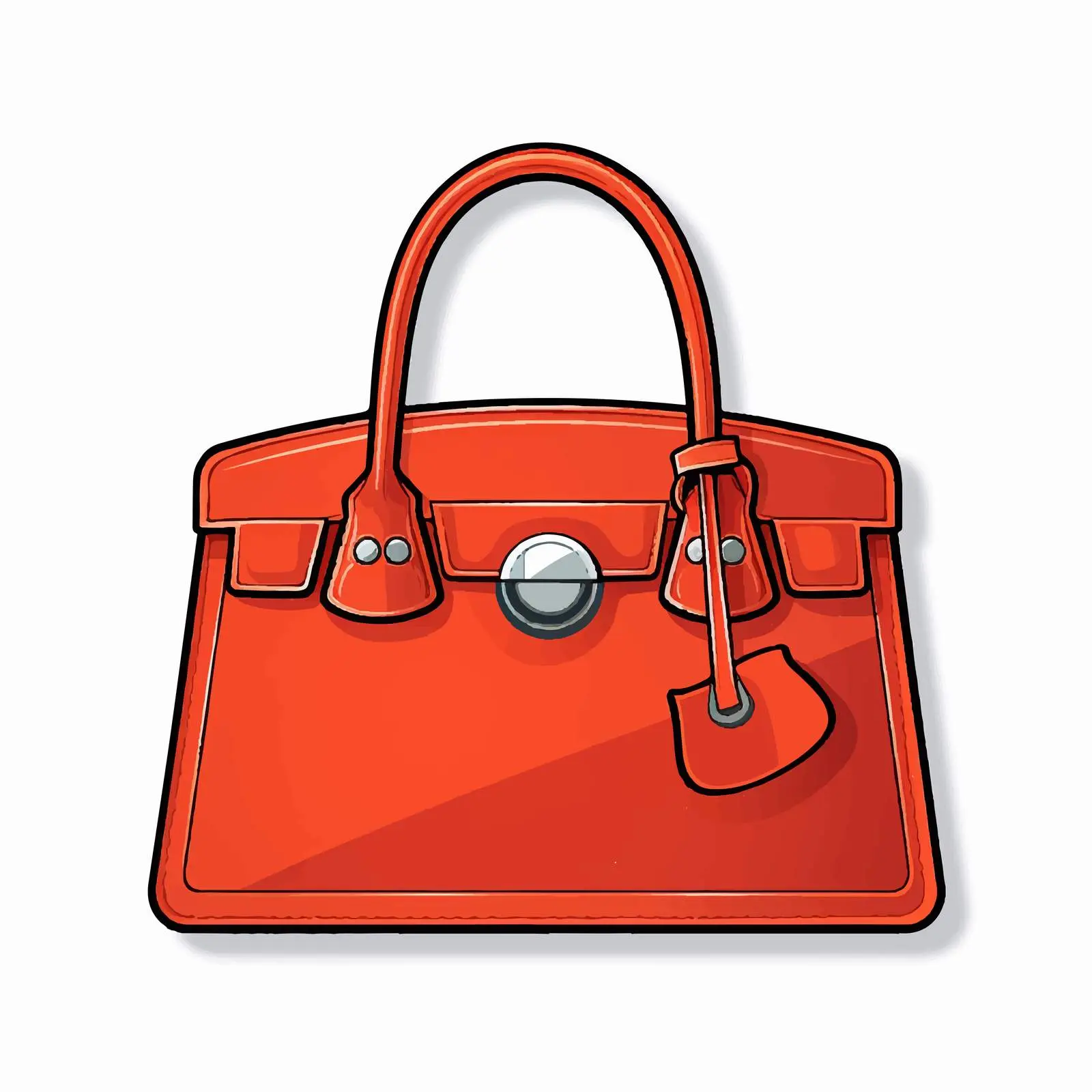 Unisex Handbag Sticker Template Illustration — free download from Dotvec