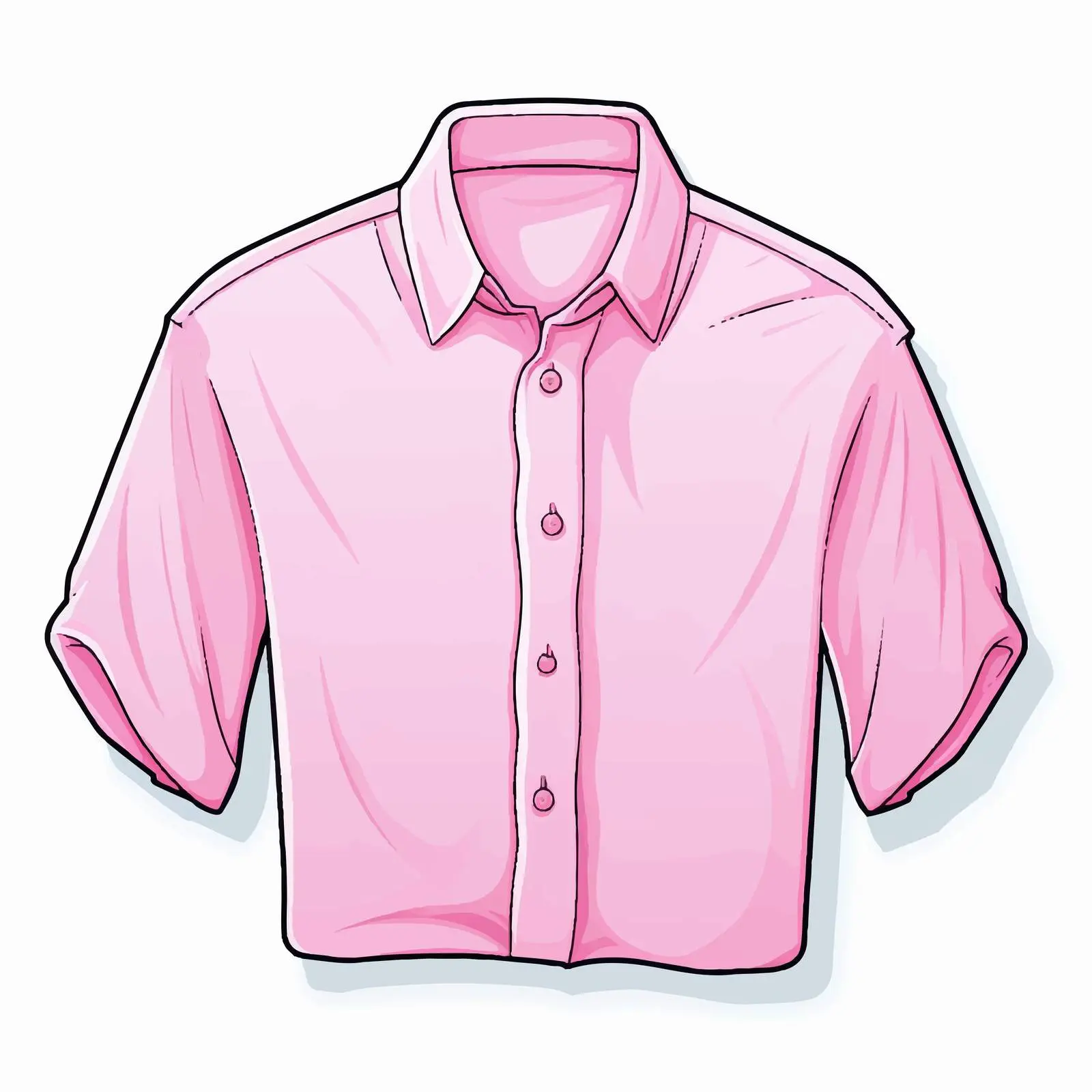 Sticker Template for Pink Shirt Design — free download from Dotvec