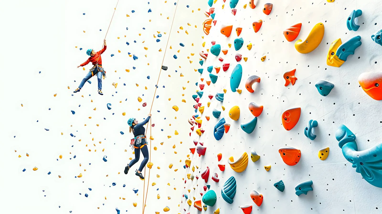 Athletic Climbing Couple by Artificial Water — free download from Dotvec