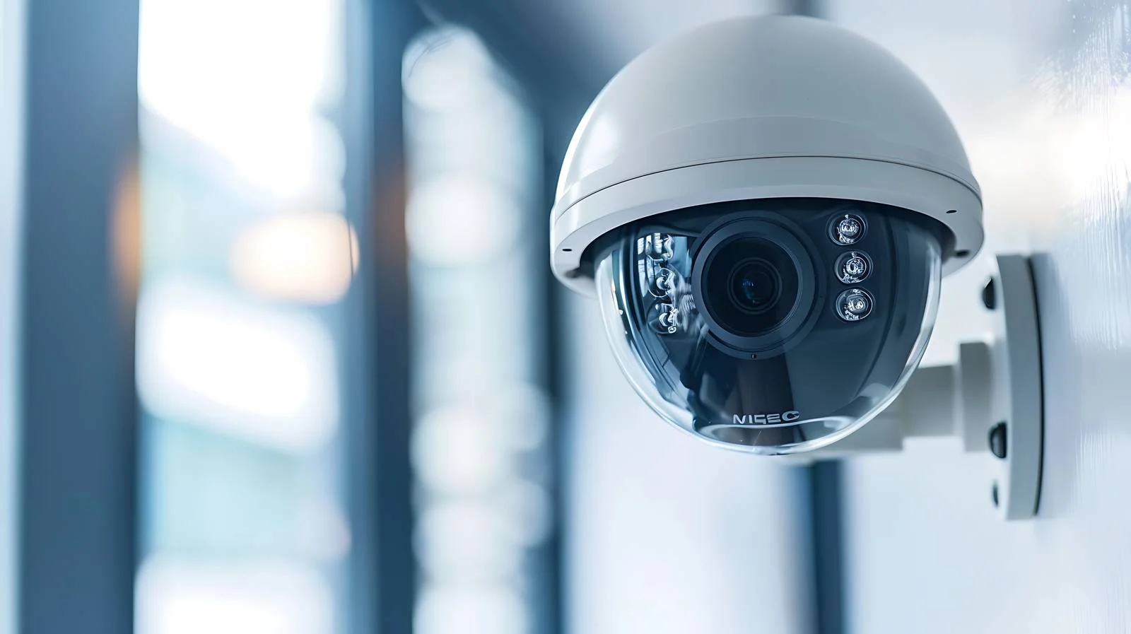 Installing CCTV camera in modern apartment — free download from Dotvec