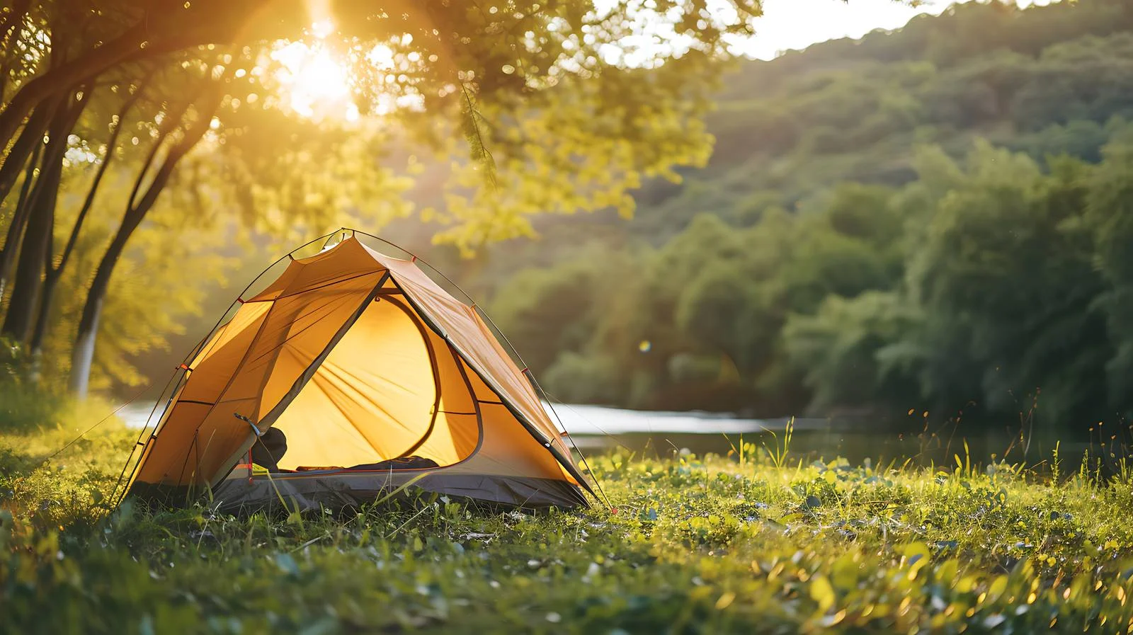 Riverside Camping Tent — free download from Dotvec