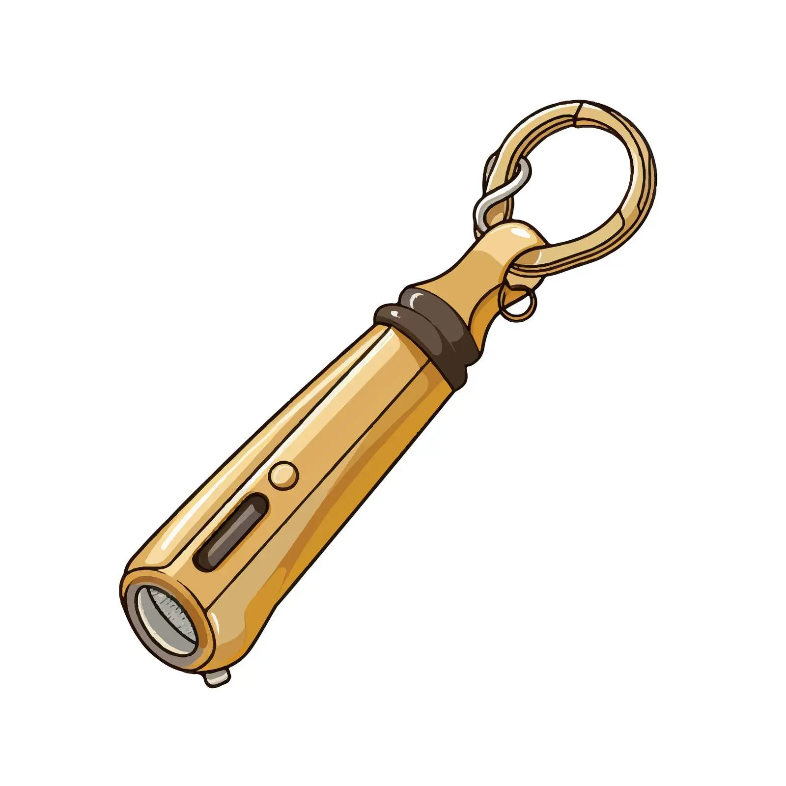Cartoon Whistle Vector Illustration – free microphone image from Dotvec
