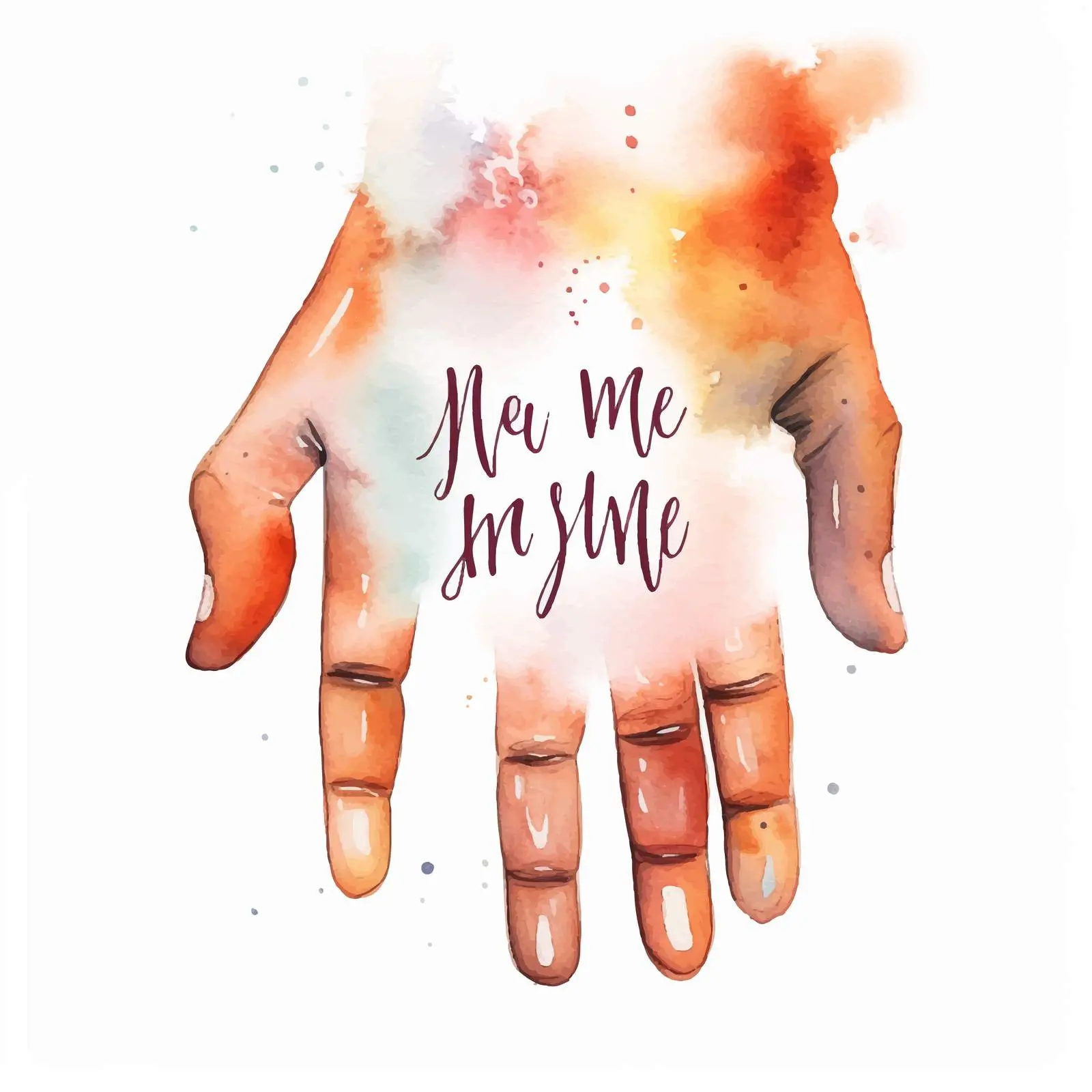 Woman in Sweater Holding Hand with Beautiful Nails — free download from Dotvec