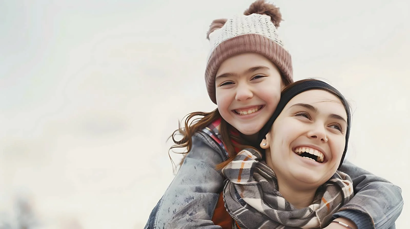 Mother with Cancer Carrying Daughter Image — free download from Dotvec