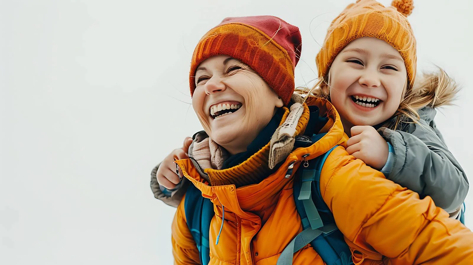 Mother Carrying Daughter Through Cancer Struggle — free download from Dotvec