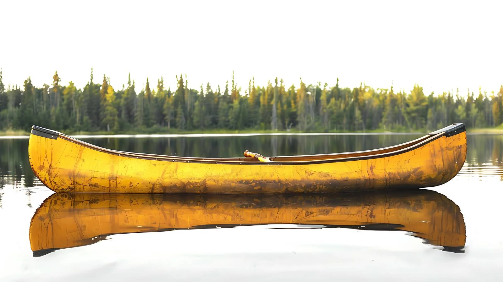 Exploring a Yellow Canoe in Northern Minnesota — free download from Dotvec