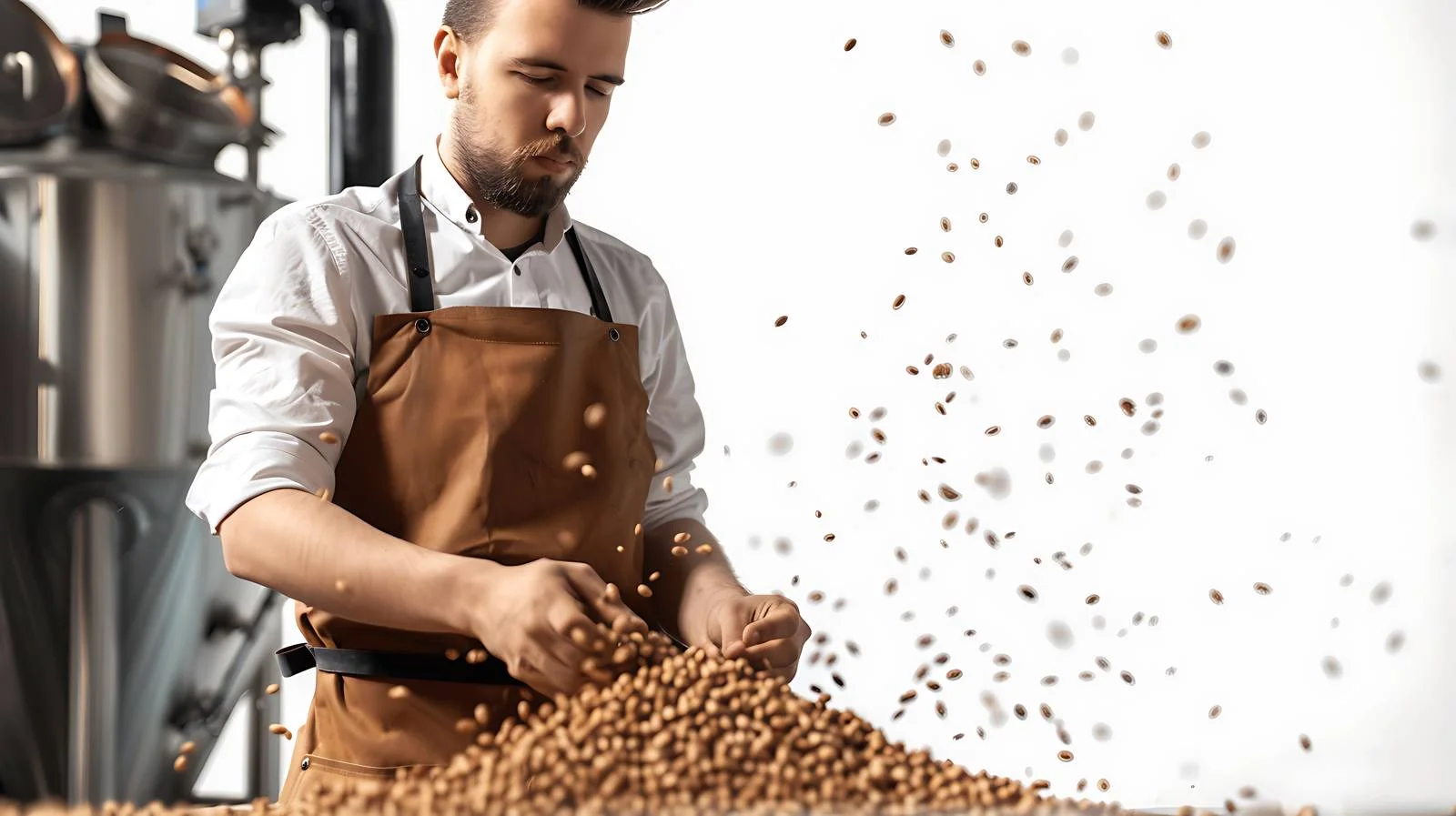 Brewer Controls grind Leather Apron Image — free download from Dotvec