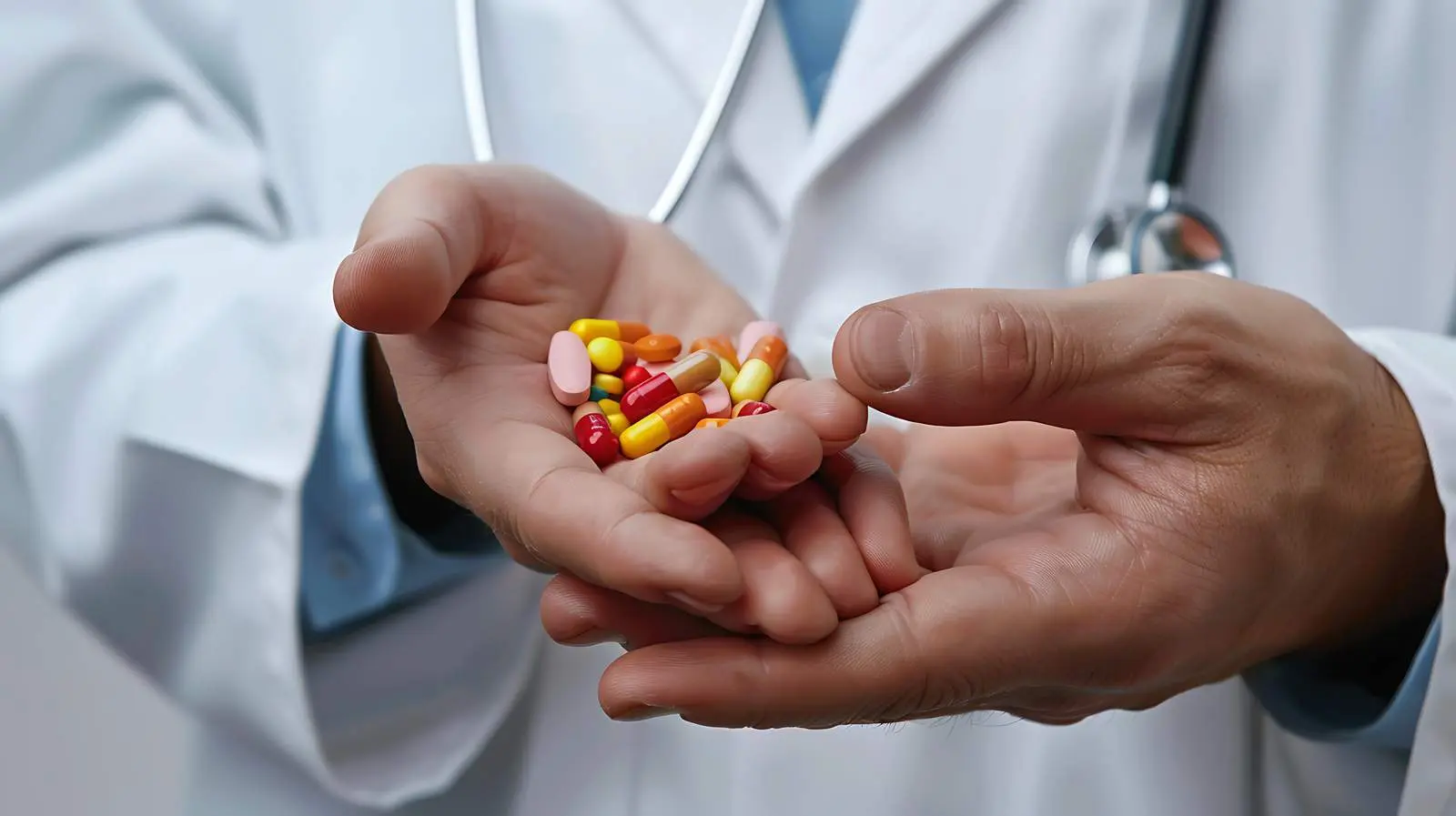 Young Doctor Comforting Patient with Medication — free download from Dotvec