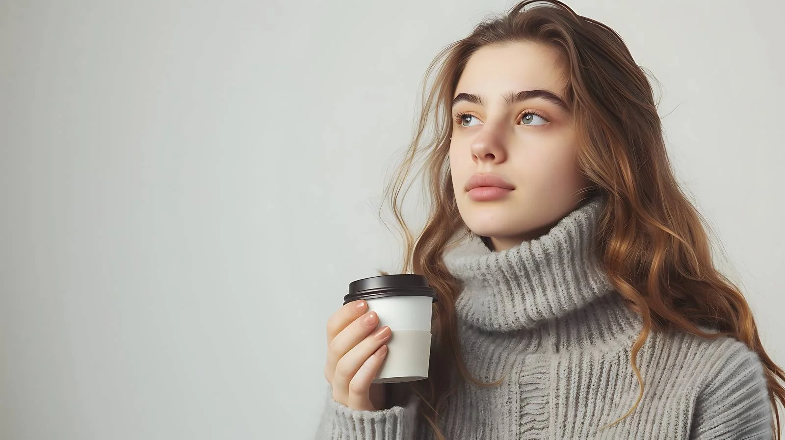 Young Woman Coffee Break — free download from Dotvec