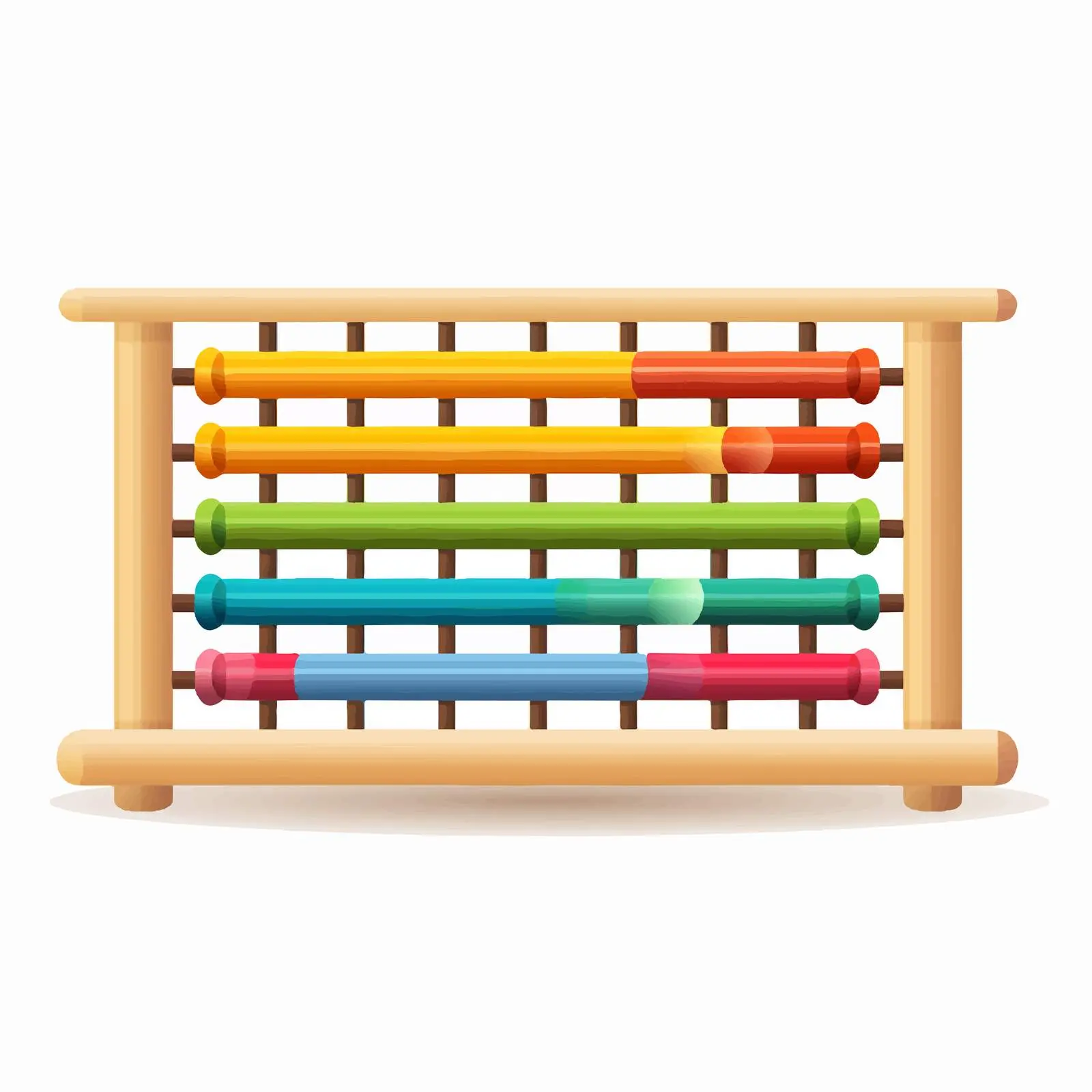 Top View Abacus Illustration on White Background — free download from Dotvec