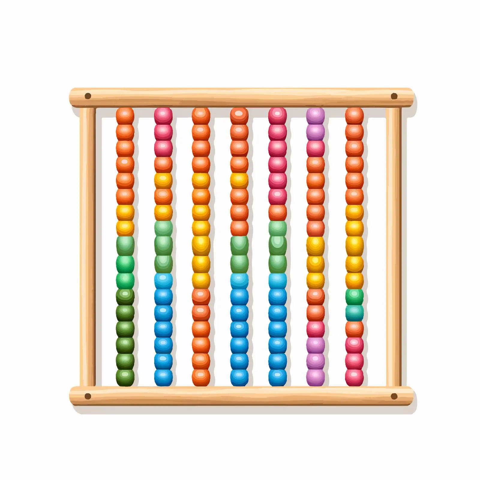 Abacus Line Vector Illustration on White Background — free download from Dotvec