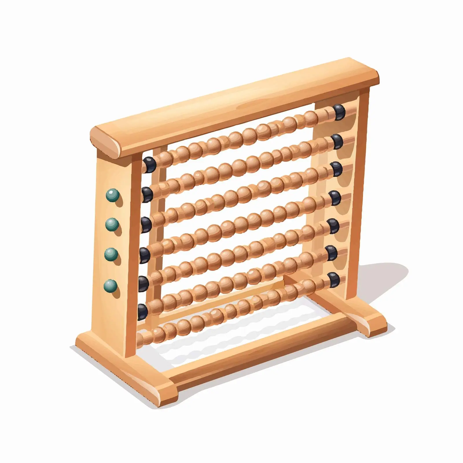 Abacus Vector Illustration on White Background — free download from Dotvec