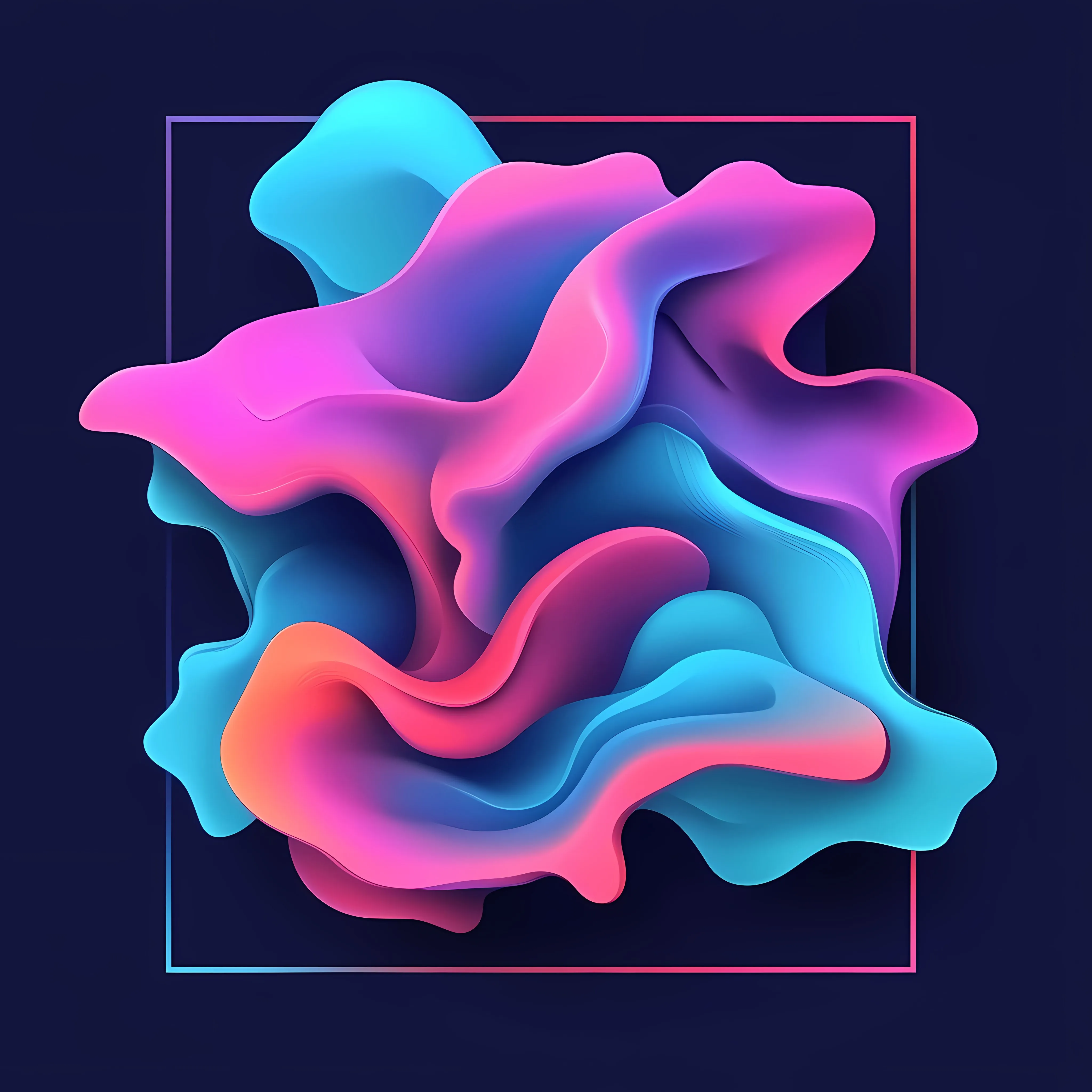Dynamic 3D Colorful Liquid Gradient Design — free download from Dotvec