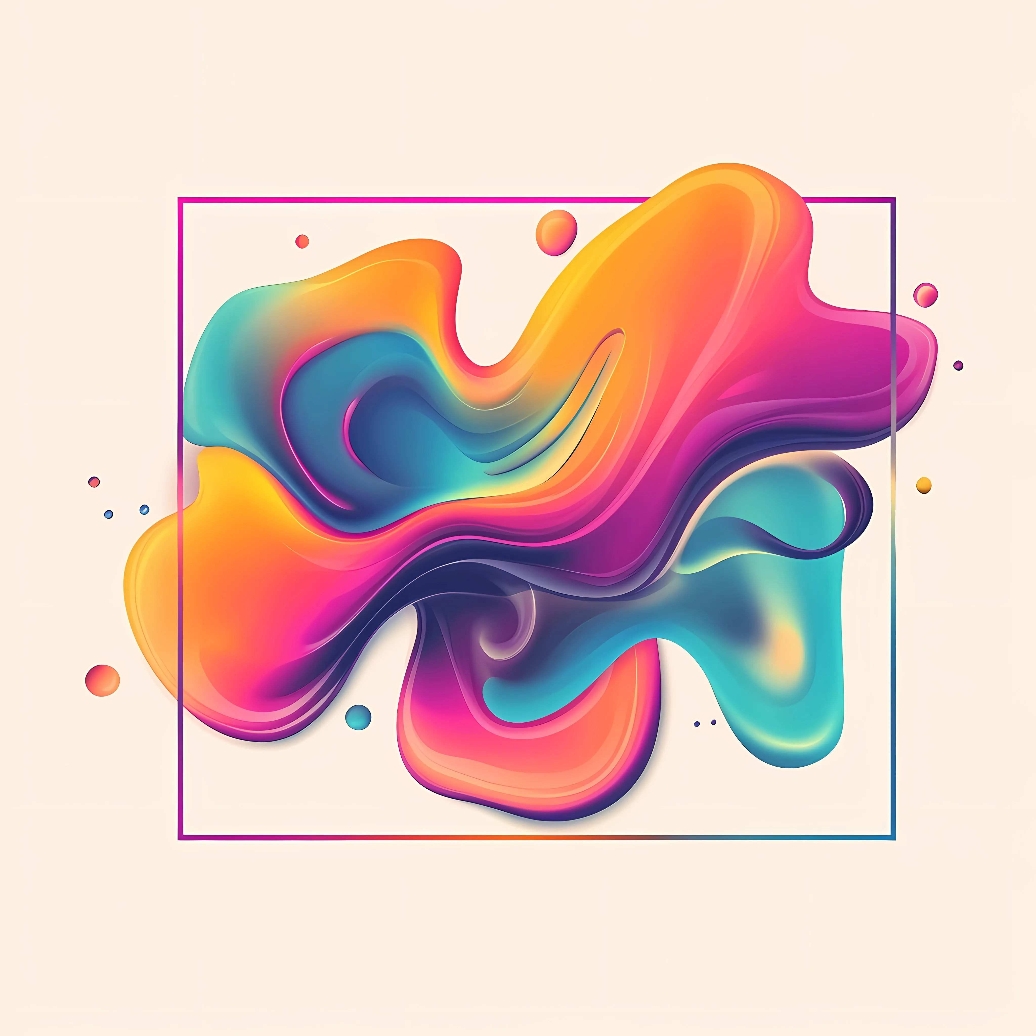 Dynamic Colorful Liquid Gradient Abstract Design — free download from Dotvec