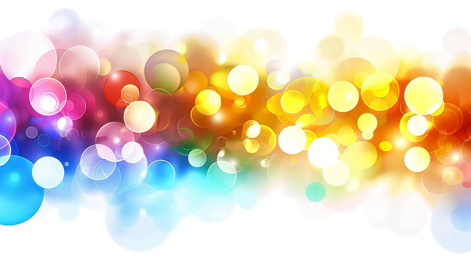 Vibrant Circle Bokeh Light Background — free download from Dotvec
