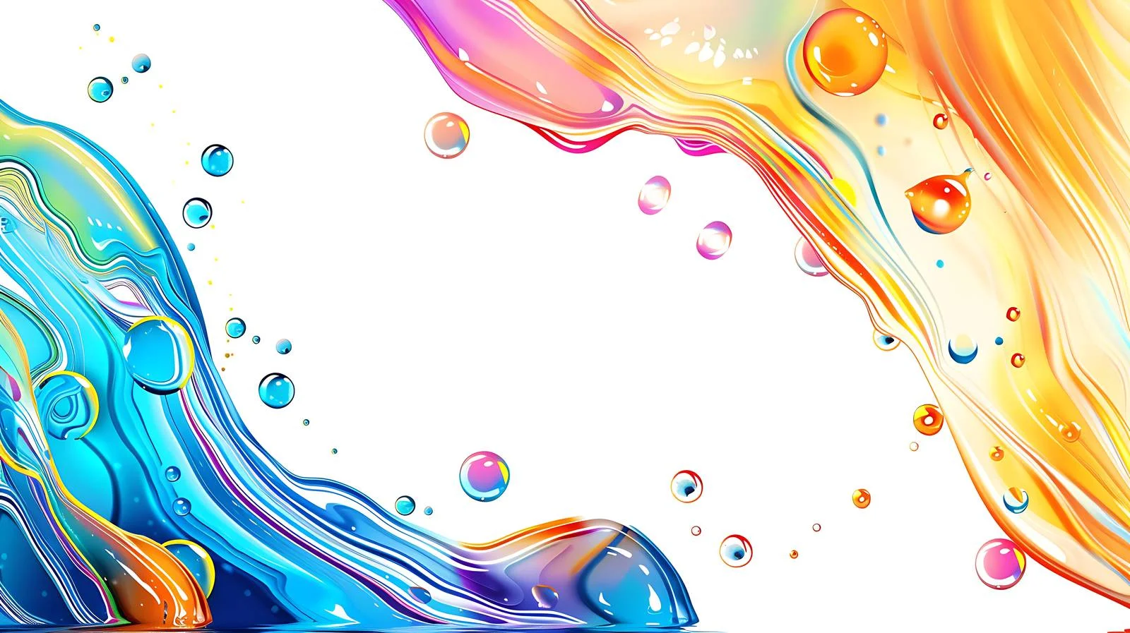 Vibrant Oil Watercolor Backdrop — free download from Dotvec