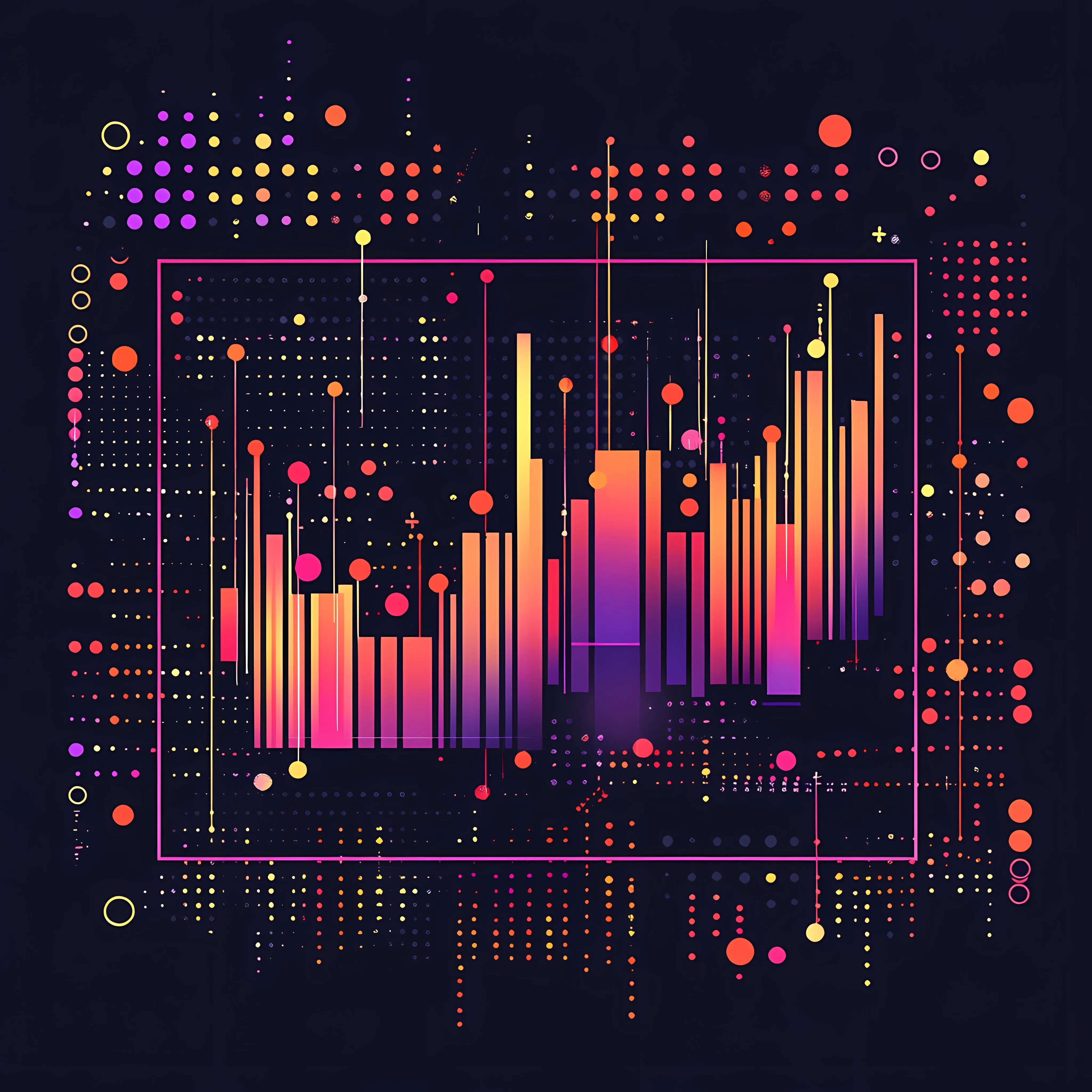 Abstract Digital Music Equalizer Vector Illustration – free waveform image from Dotvec