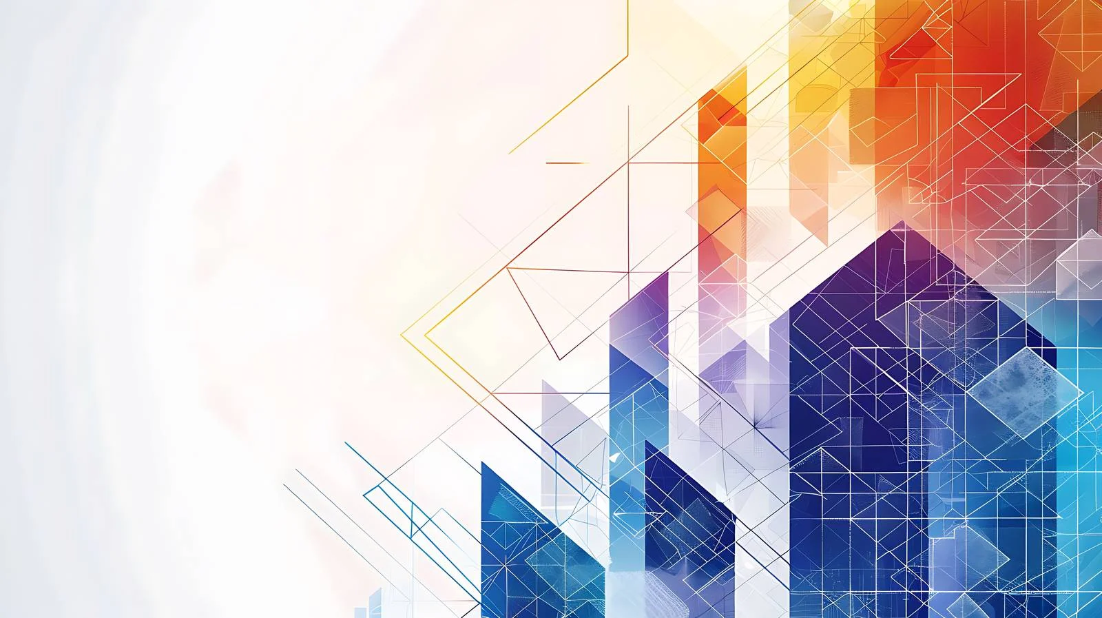 Modern Geometric Building Background — free download from Dotvec