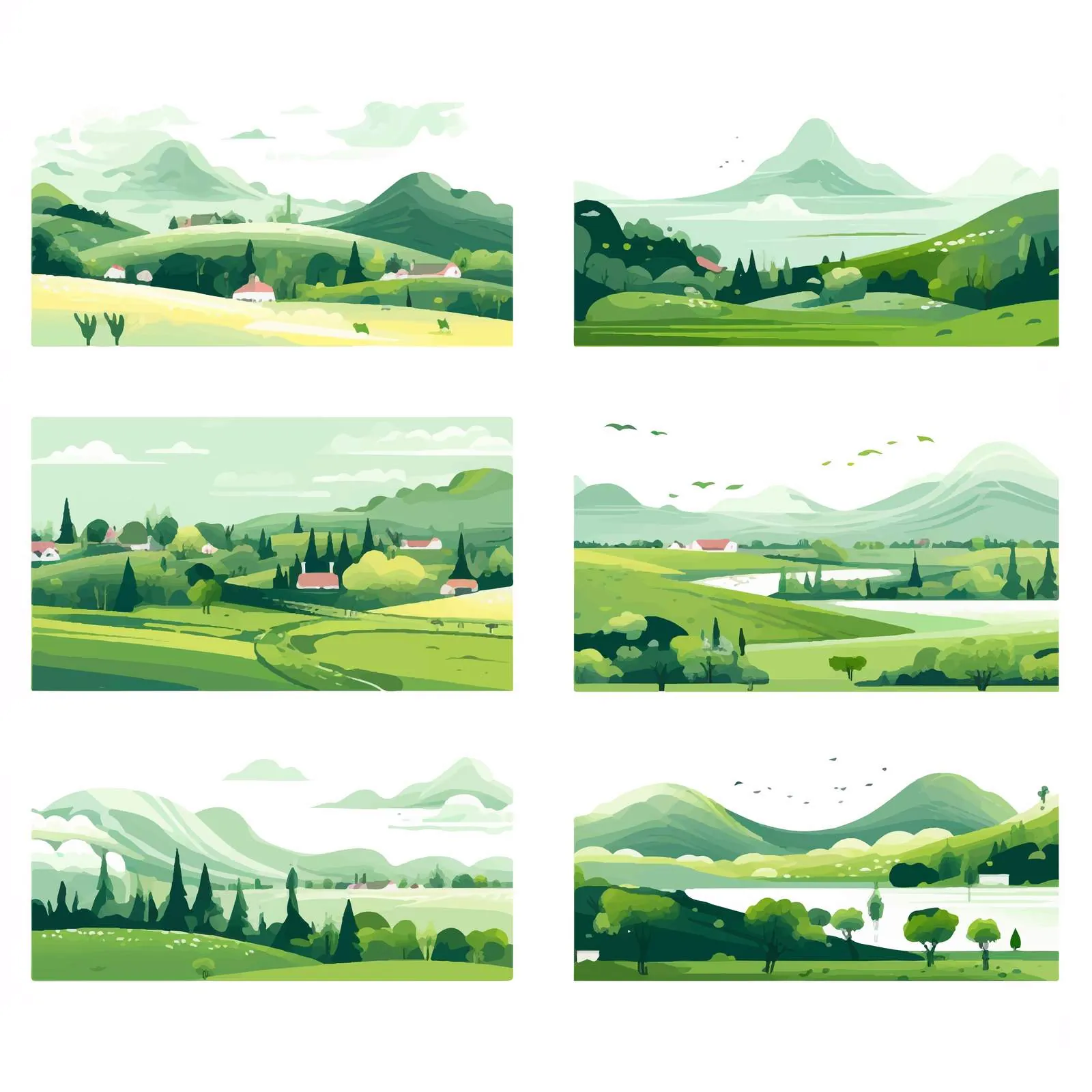 Abstract Nature Landscapes and Natural Backgrounds — free download from Dotvec
