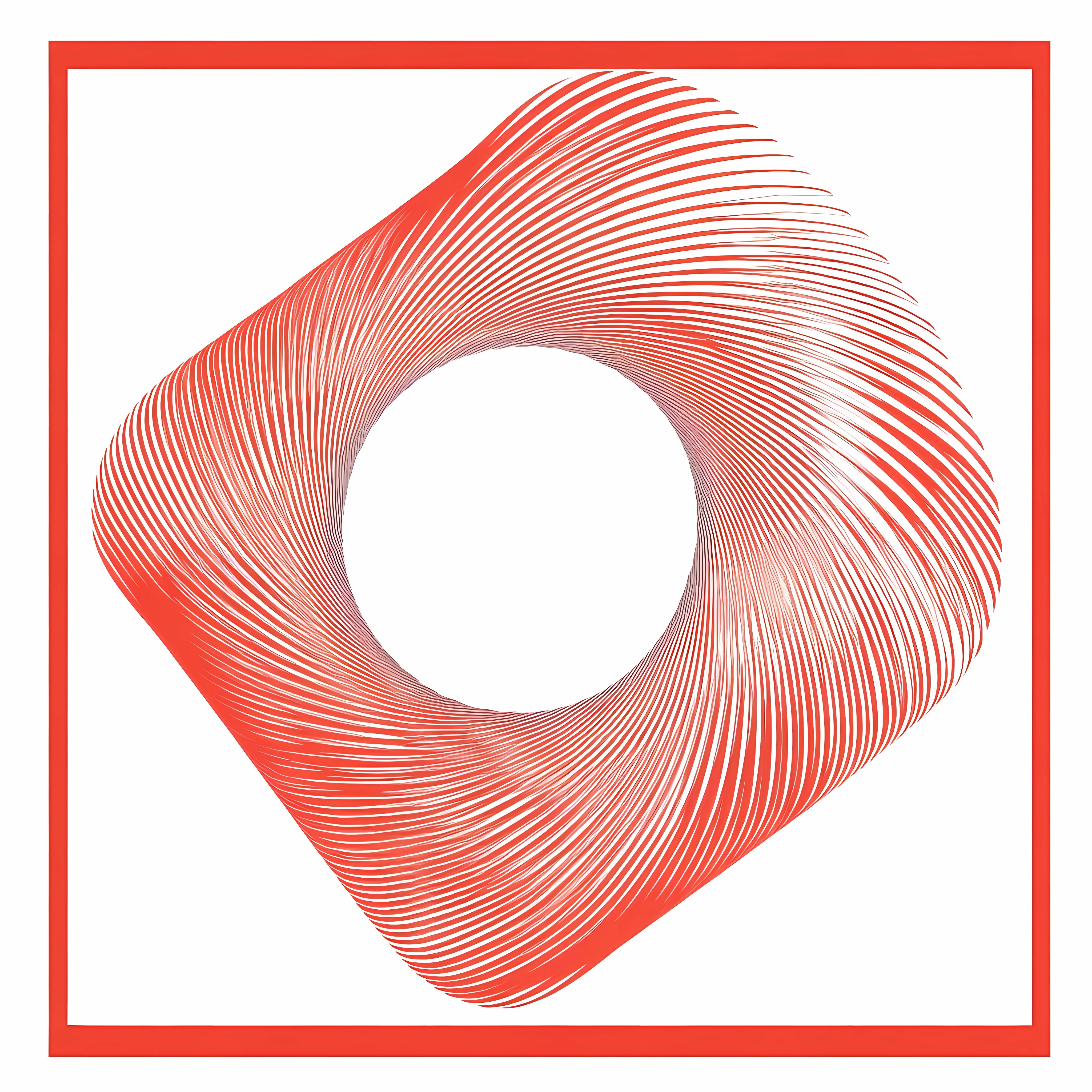 Abstract Red Spiral Decorative Vector Element — free download from Dotvec