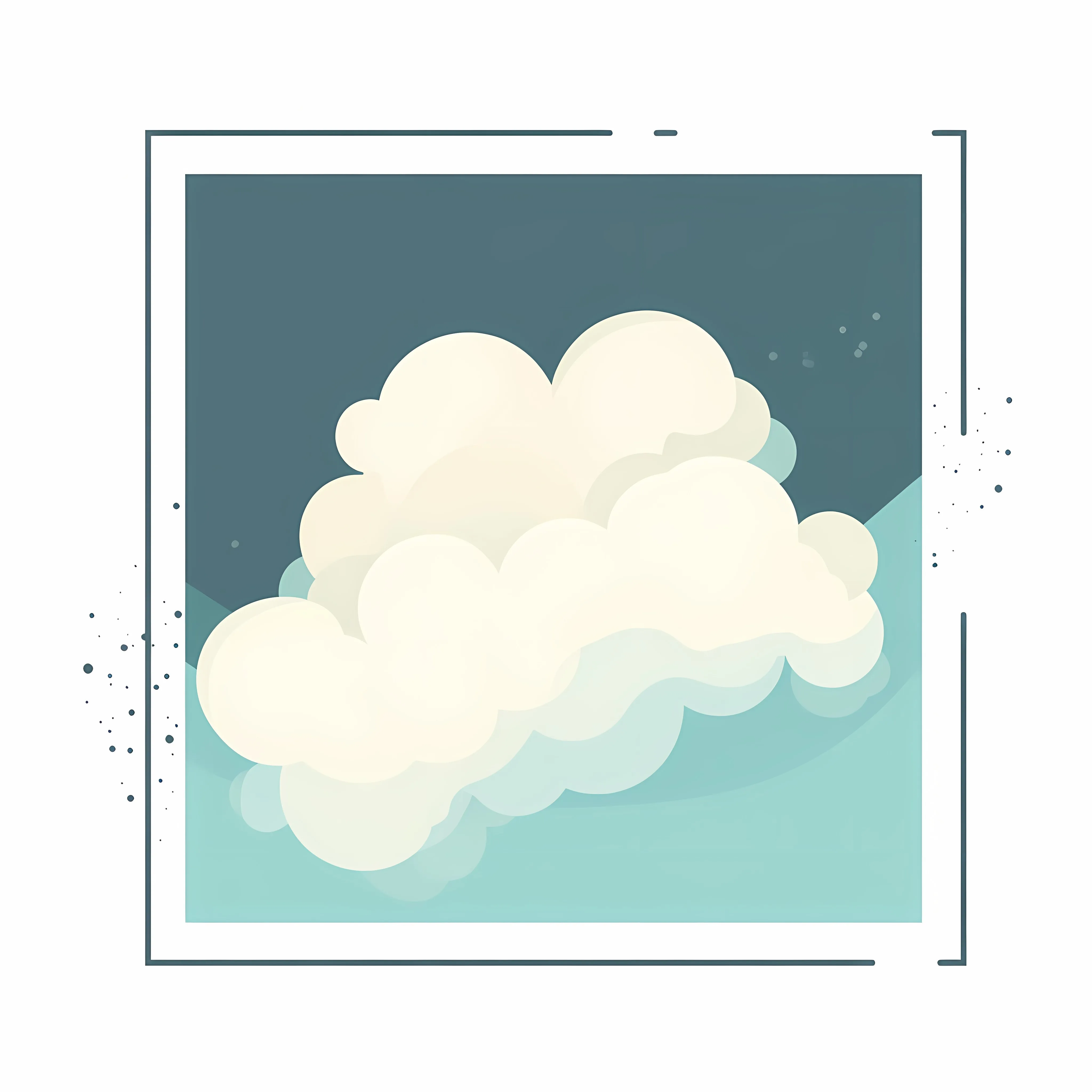 Abstract Smoke Steam Cloud Cartoon Icon Illustration — free download from Dotvec