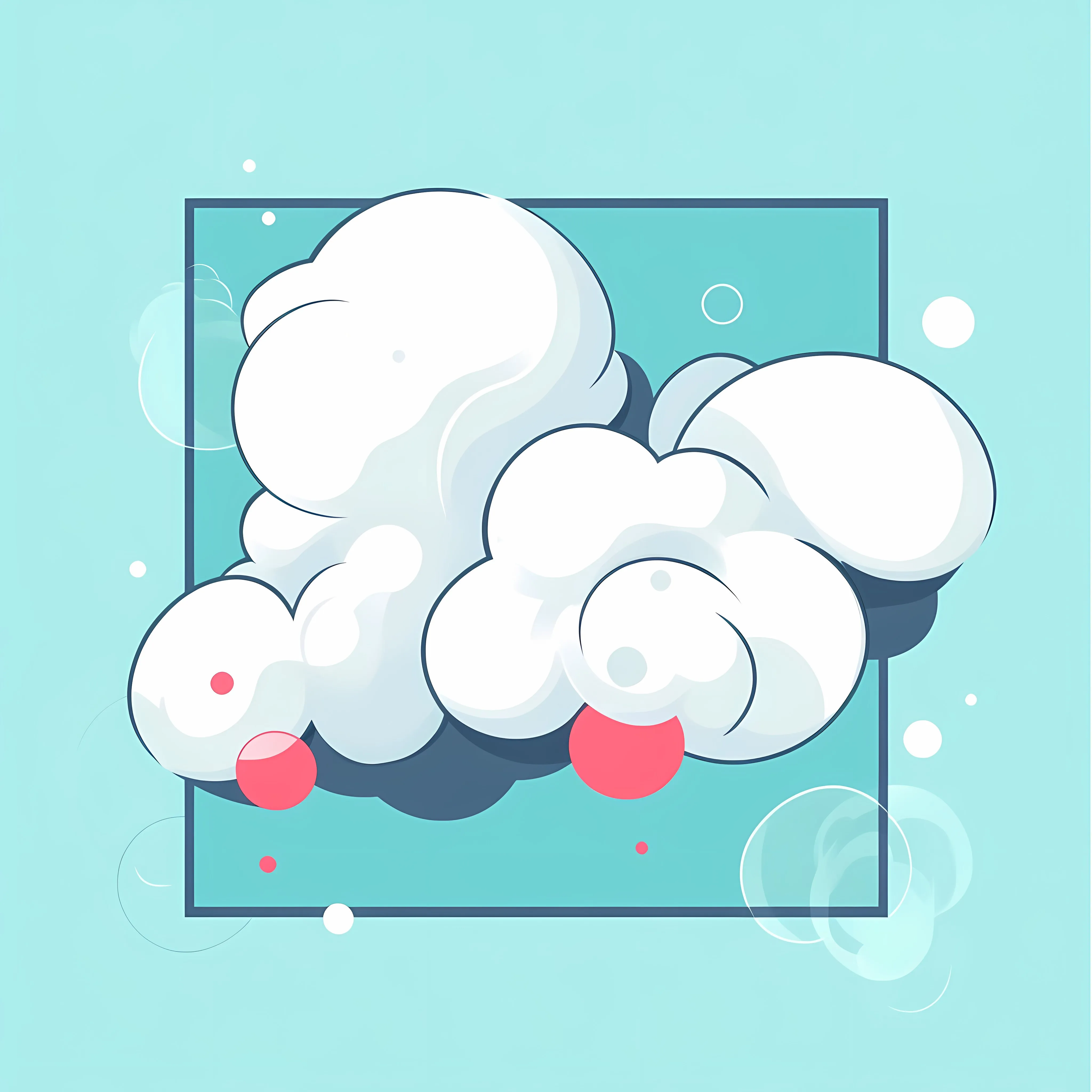 Cartoon Abstract Smoke Steam Cloud Icon — free download from Dotvec