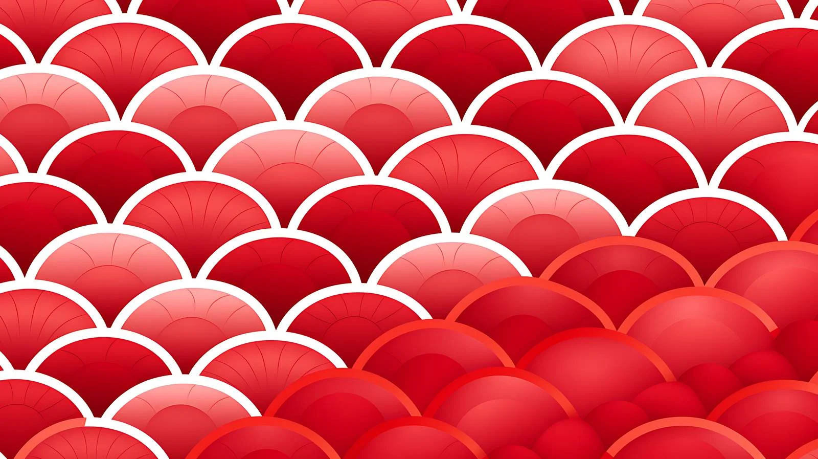 Abstract Red Half-Circular Wallpaper with Scales — free download from Dotvec