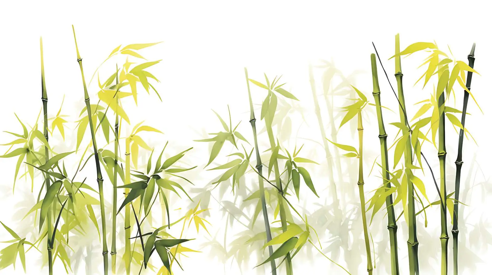 Hand-Drawn Bamboo Watercolor Background — free download from Dotvec